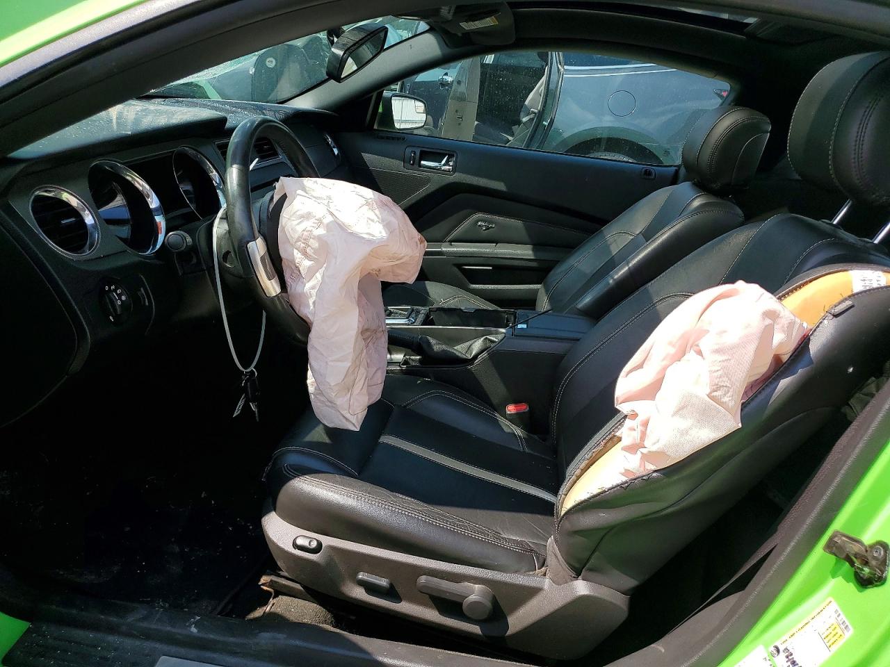 2014 Ford Mustang Green vin: 1ZVBP8CF8E5245932