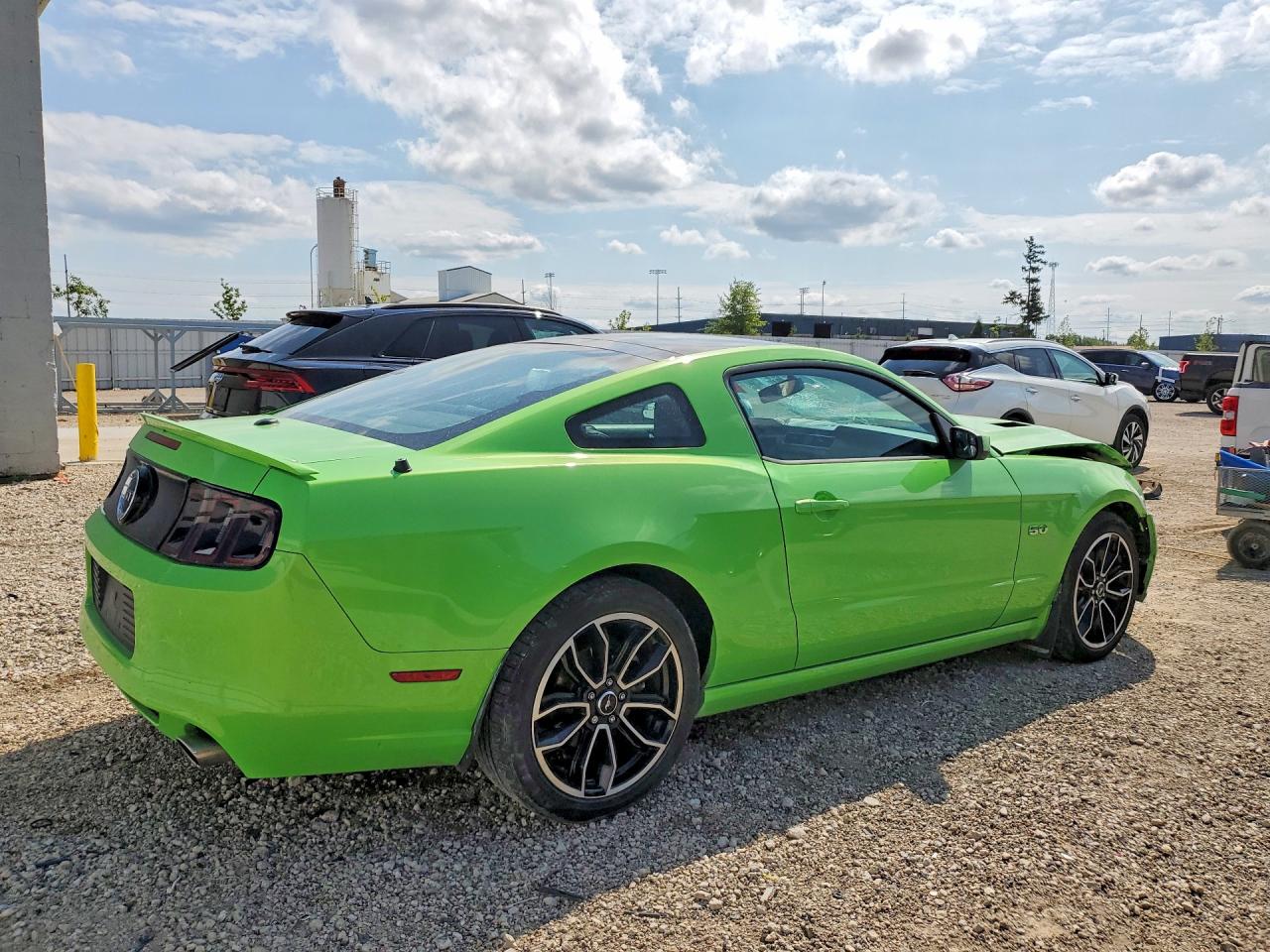 2014 Ford Mustang Green vin: 1ZVBP8CF8E5245932