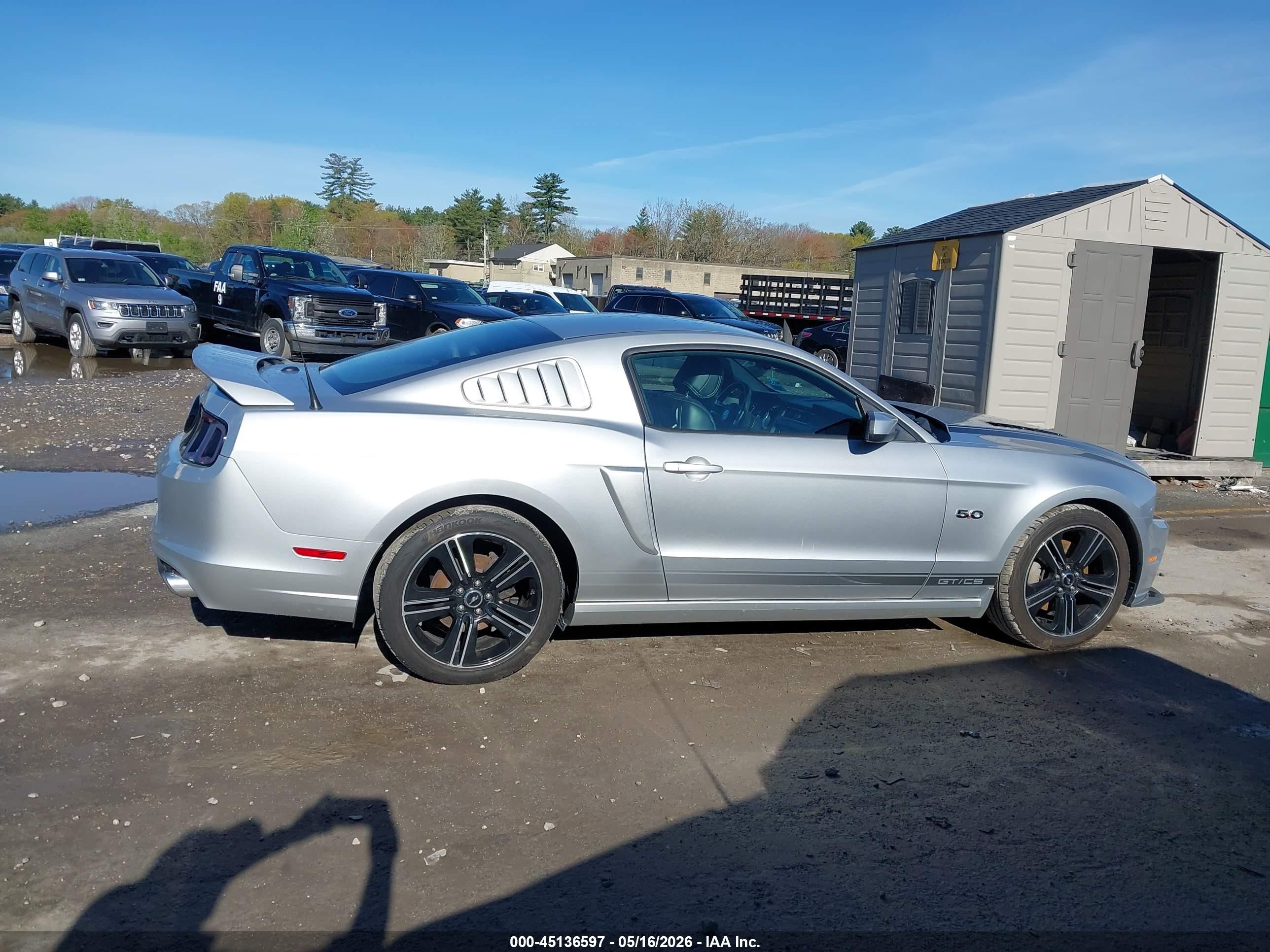 2014 Ford Mustang Gt Premium Silver vin: 1ZVBP8CF8E5265341