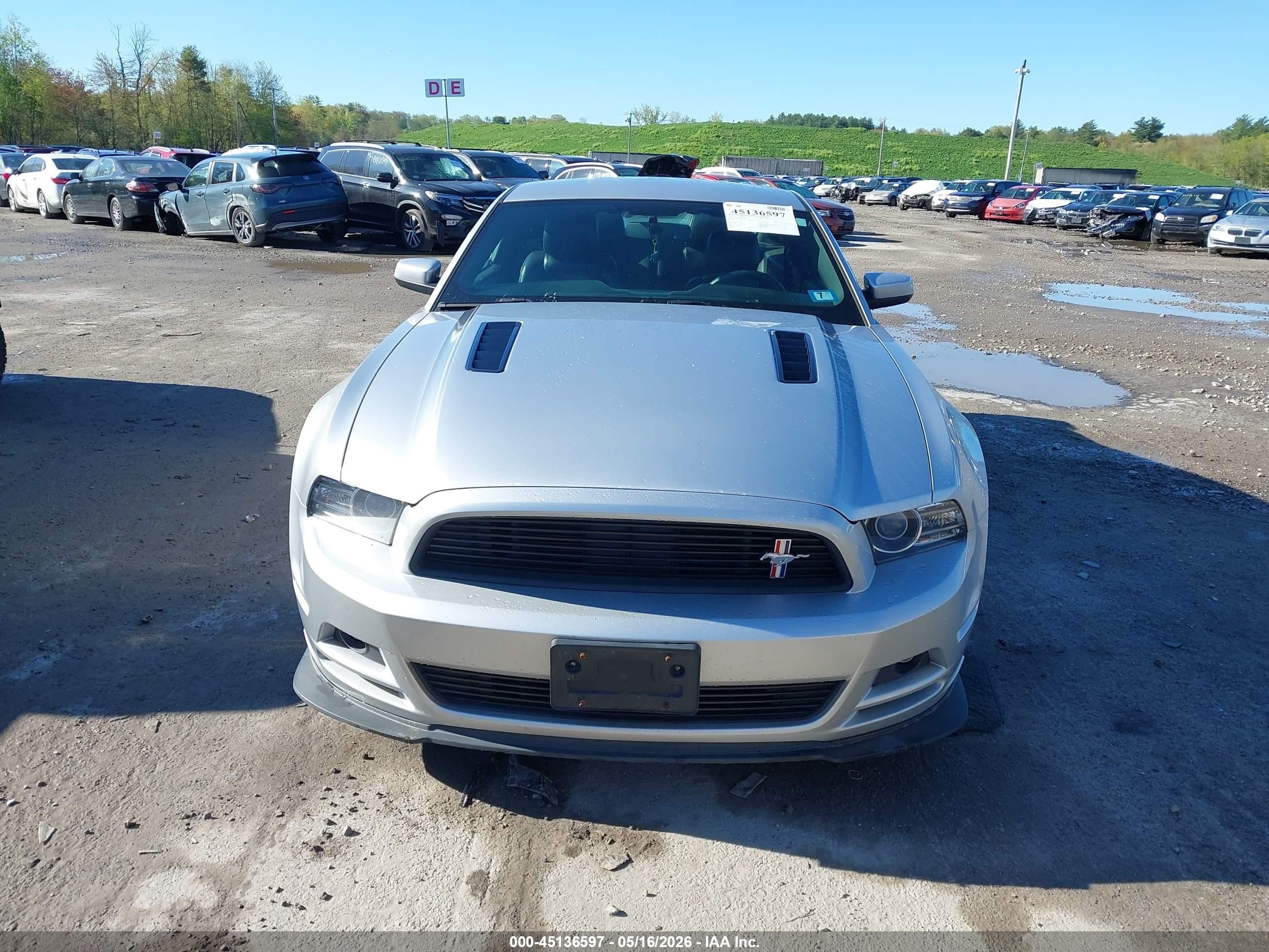 2014 Ford Mustang Gt Premium Silver vin: 1ZVBP8CF8E5265341