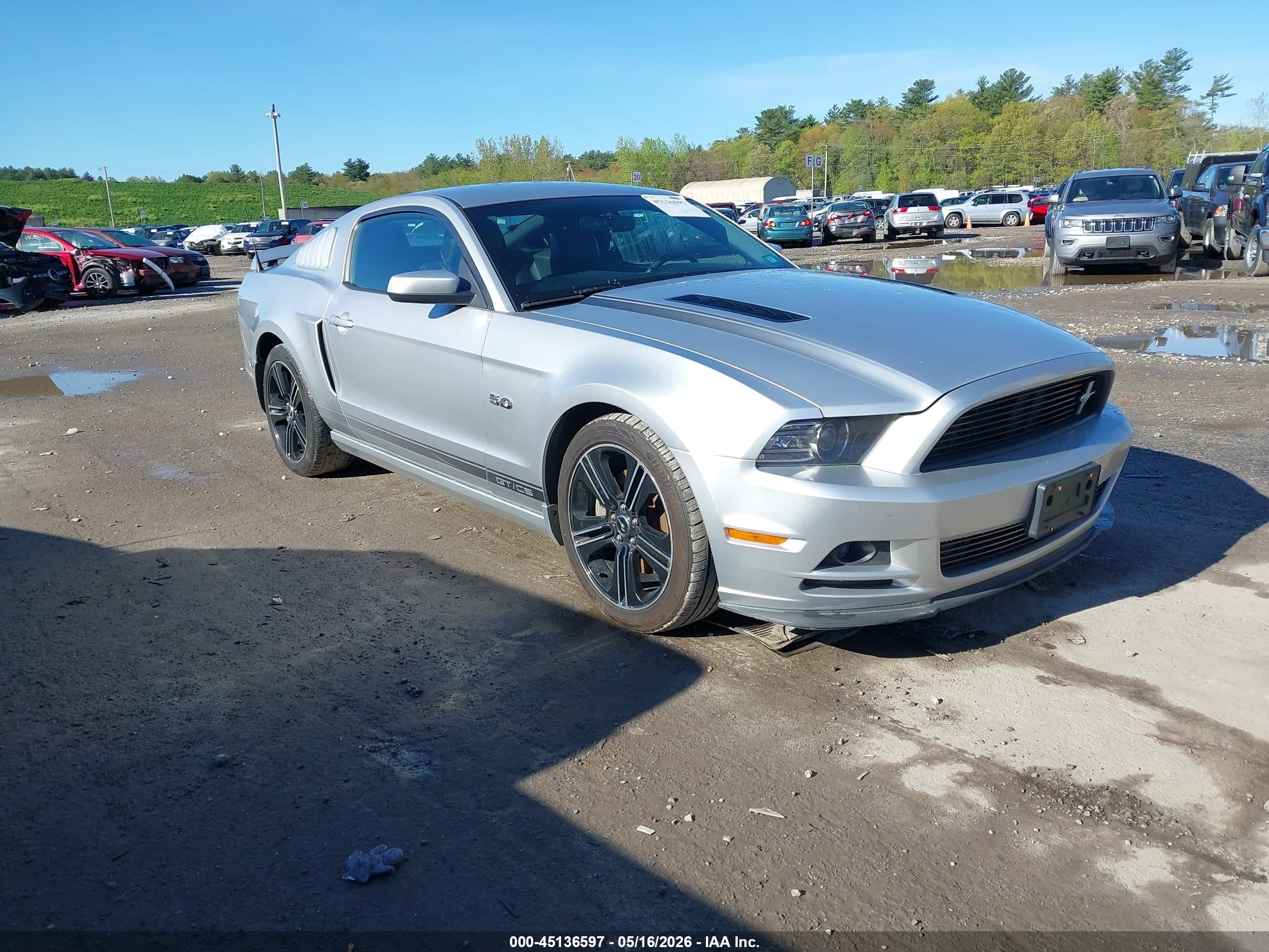 2014 Ford Mustang Gt Premium Silver vin: 1ZVBP8CF8E5265341