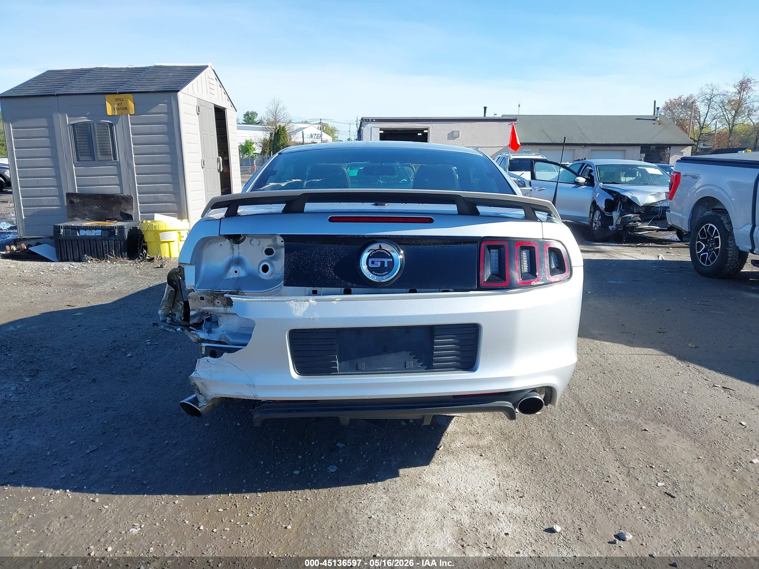 2014 Ford Mustang Gt Premium Silver vin: 1ZVBP8CF8E5265341