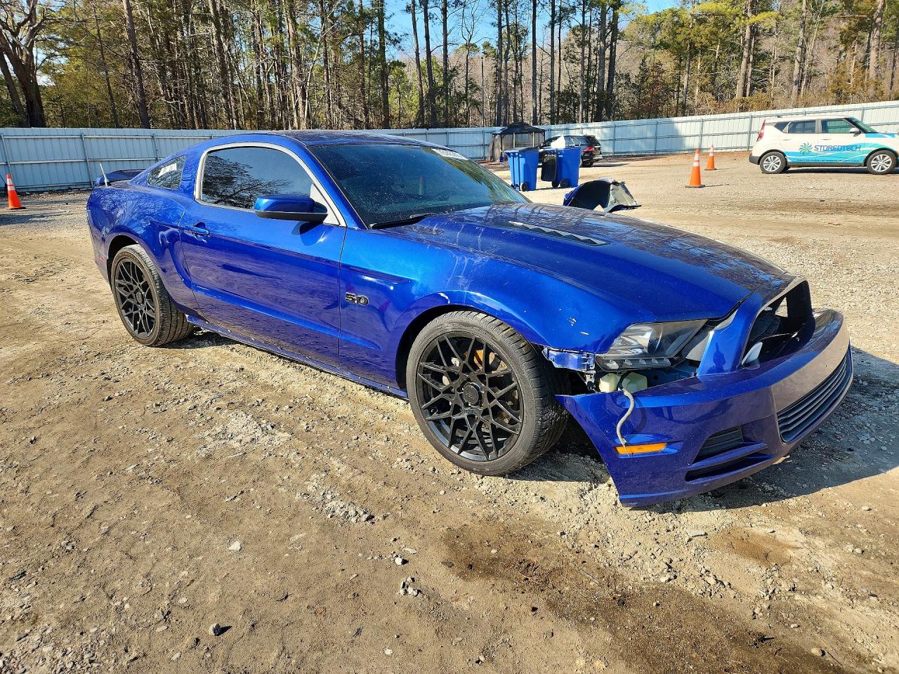 2014 Ford Mustang Gt Blue vin: 1ZVBP8CF8E5310049