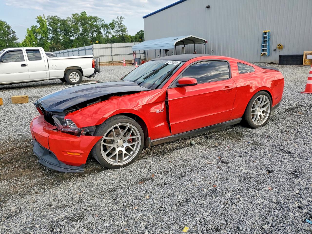 2011 Ford Mustang Gt Red vin: 1ZVBP8CF9B5106467