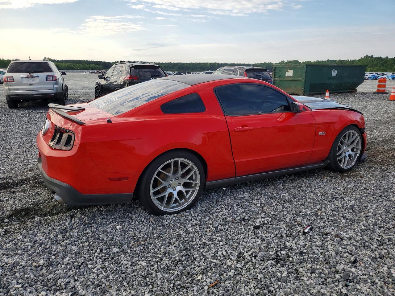 2011 Ford Mustang Gt Red vin: 1ZVBP8CF9B5106467