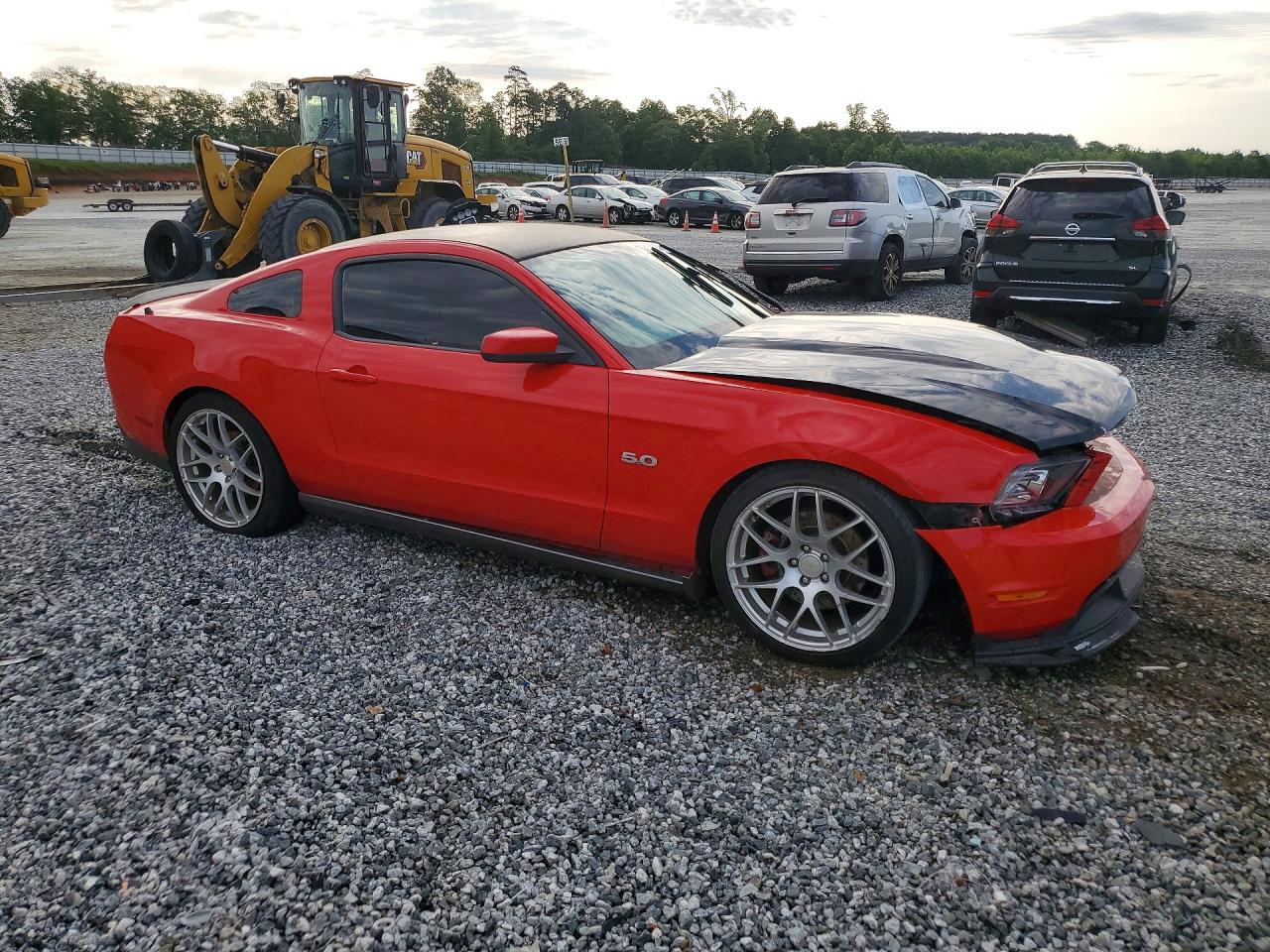 2011 Ford Mustang Gt Red vin: 1ZVBP8CF9B5106467