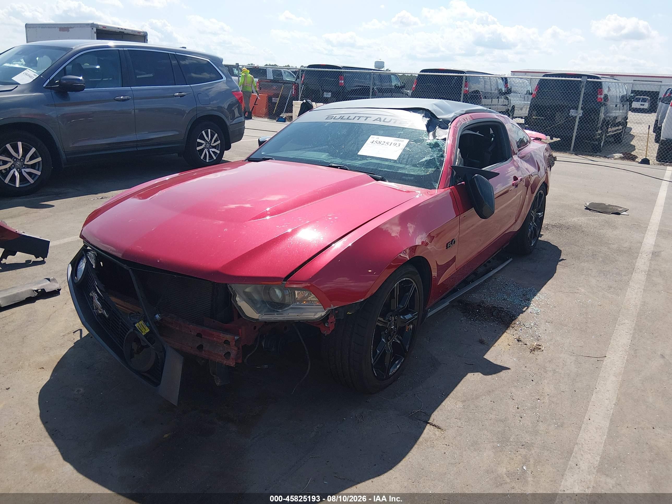 2011 Ford Mustang Gt Premium Red vin: 1ZVBP8CF9B5157113