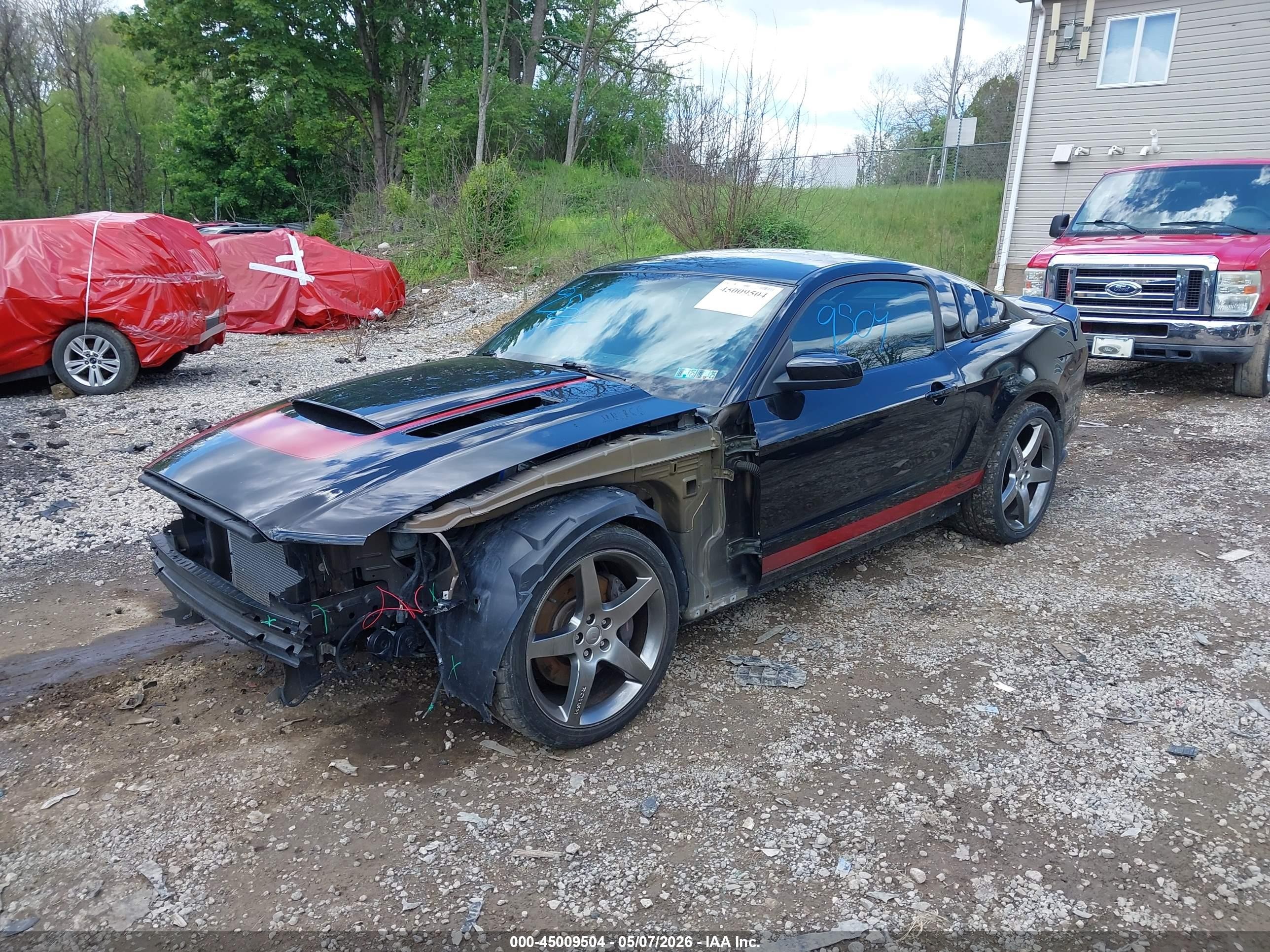 2013 Ford Mustang Gt Premium Black vin: 1ZVBP8CF9D5262799