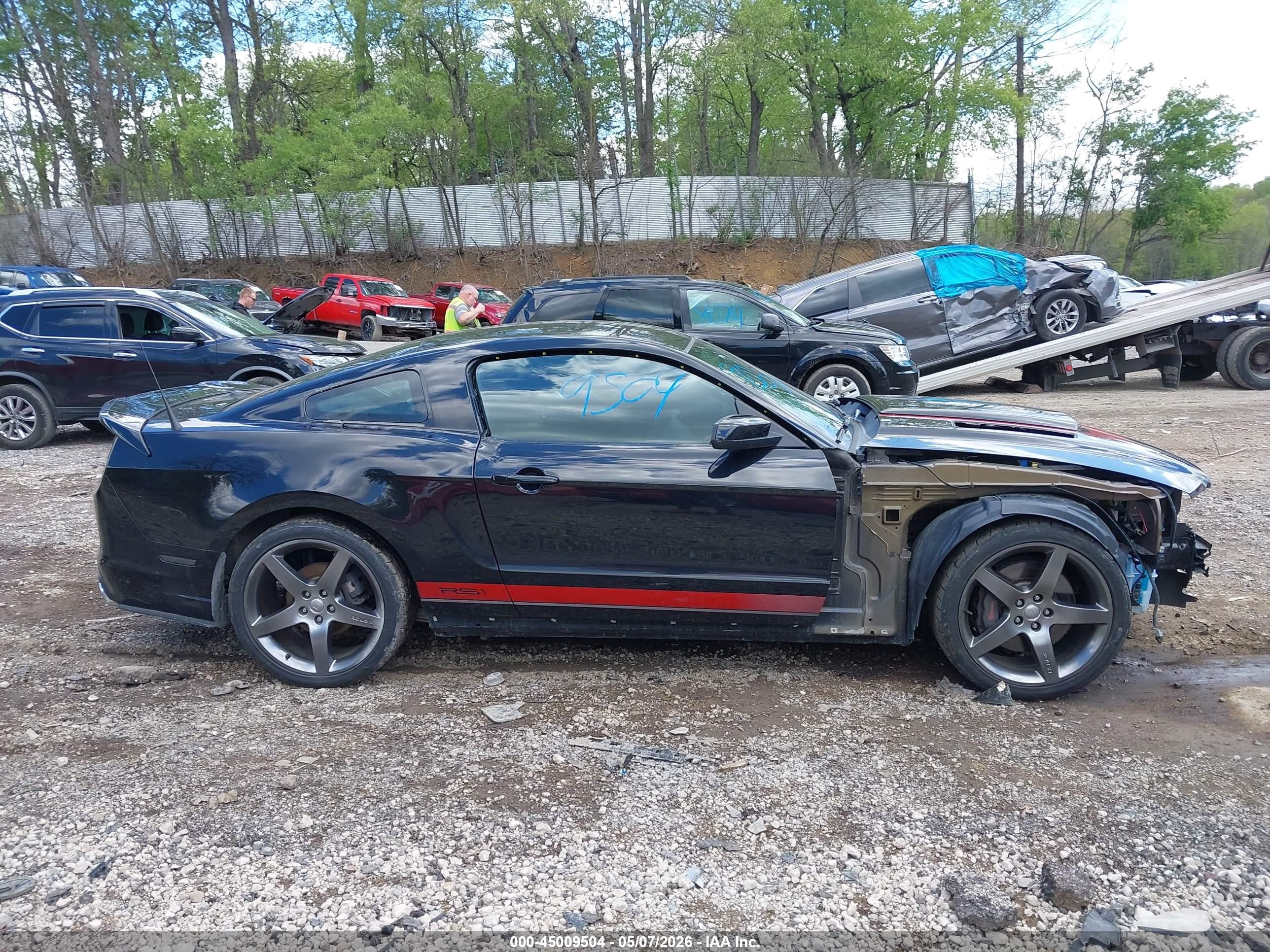2013 Ford Mustang Gt Premium Black vin: 1ZVBP8CF9D5262799