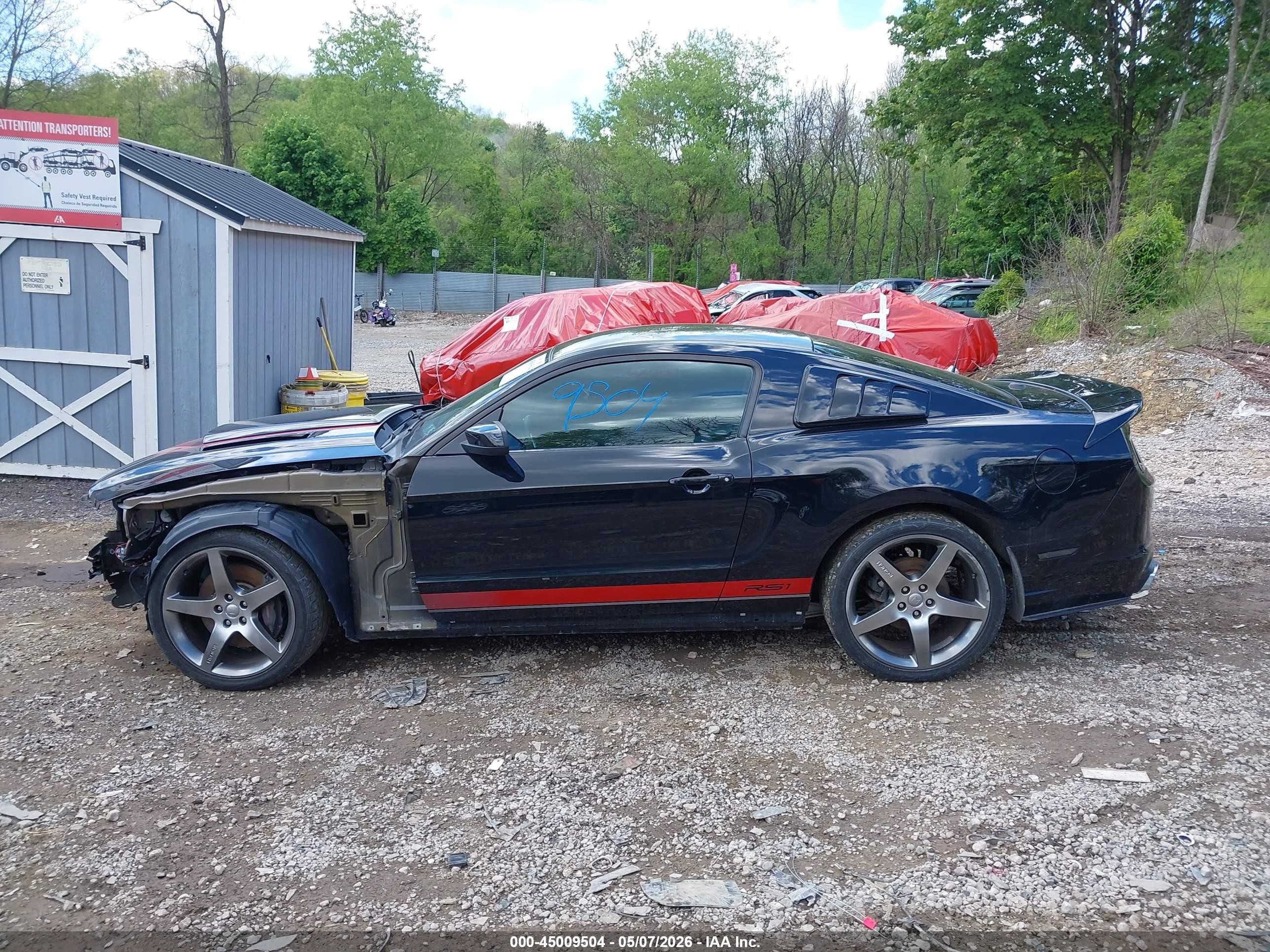2013 Ford Mustang Gt Premium Black vin: 1ZVBP8CF9D5262799