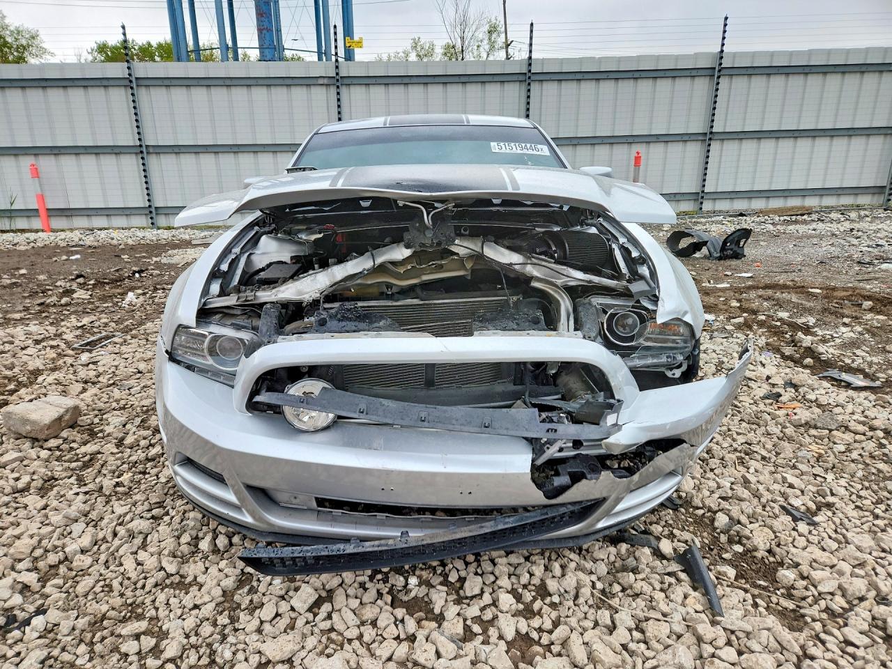 2013 Ford Mustang Gt Серебряный vin: 1ZVBP8CF9D5269218