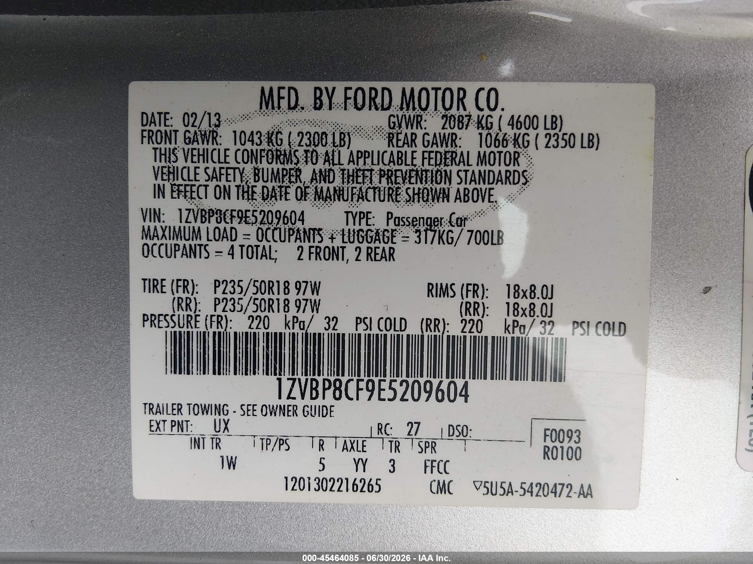 2014 Ford Mustang Gt Серебряный vin: 1ZVBP8CF9E5209604
