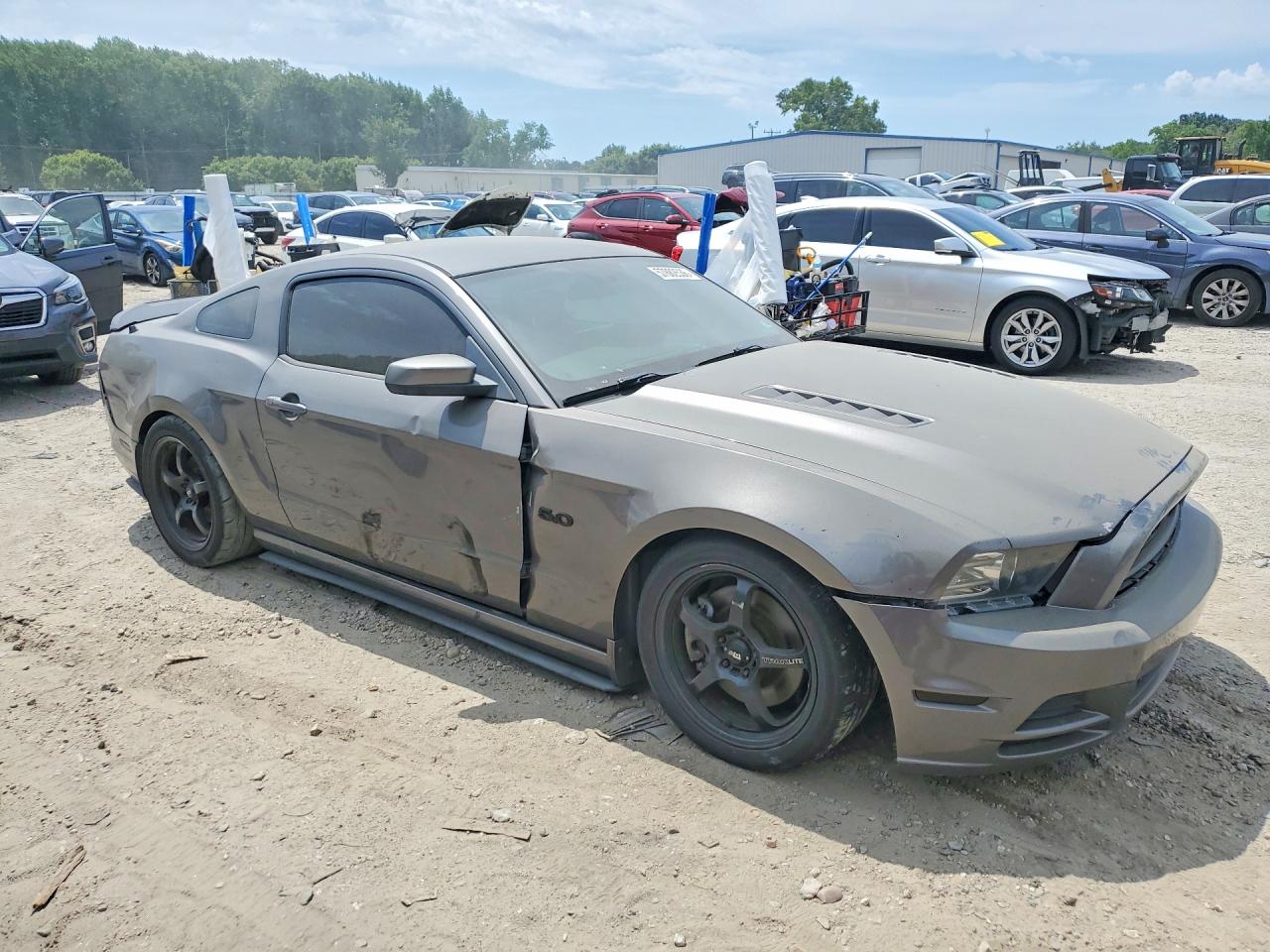 2014 Ford Mustang Gt Серый vin: 1ZVBP8CF9E5252324