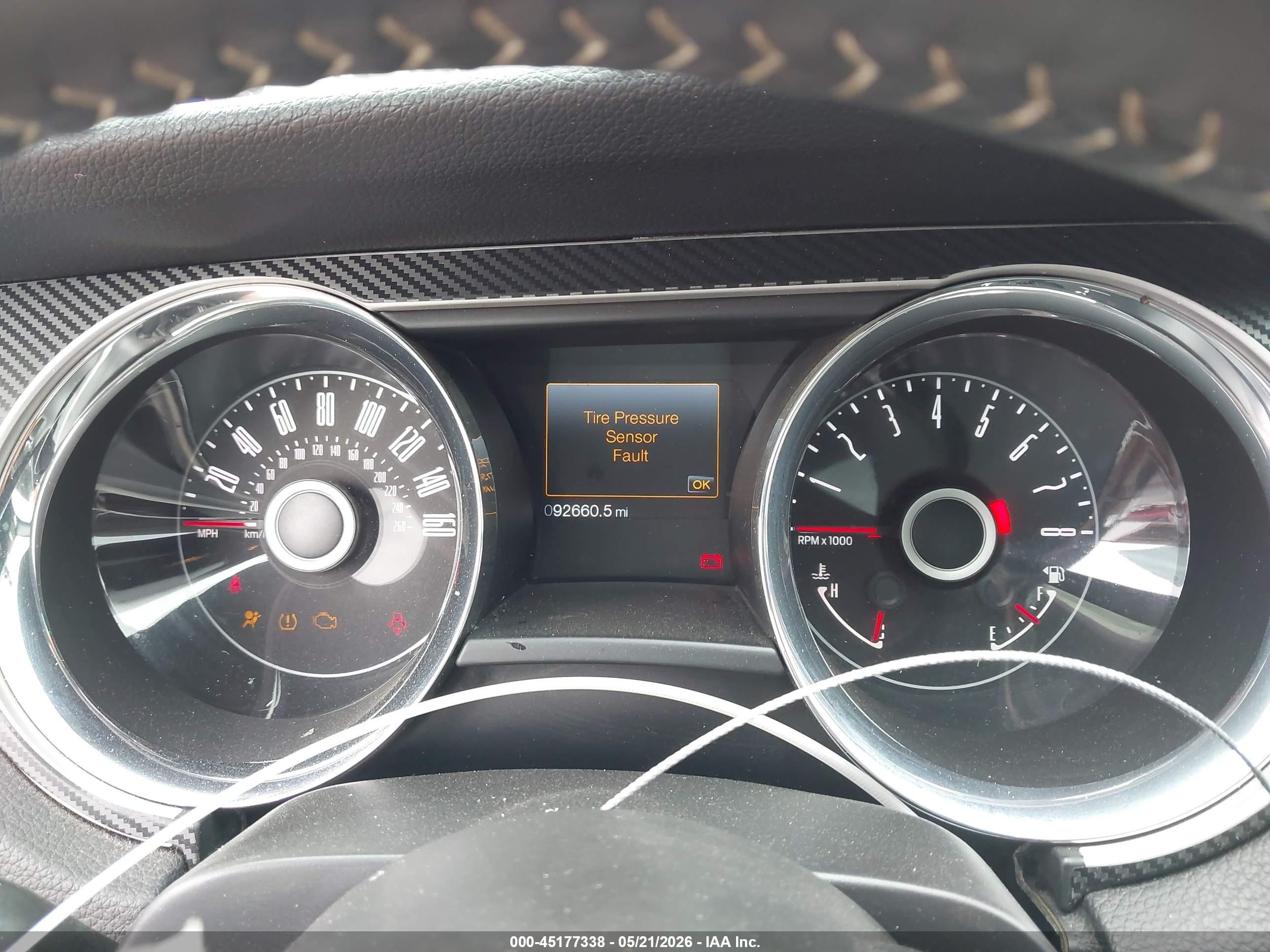 2014 Ford Mustang Gt Premium Красный vin: 1ZVBP8CF9E5273478