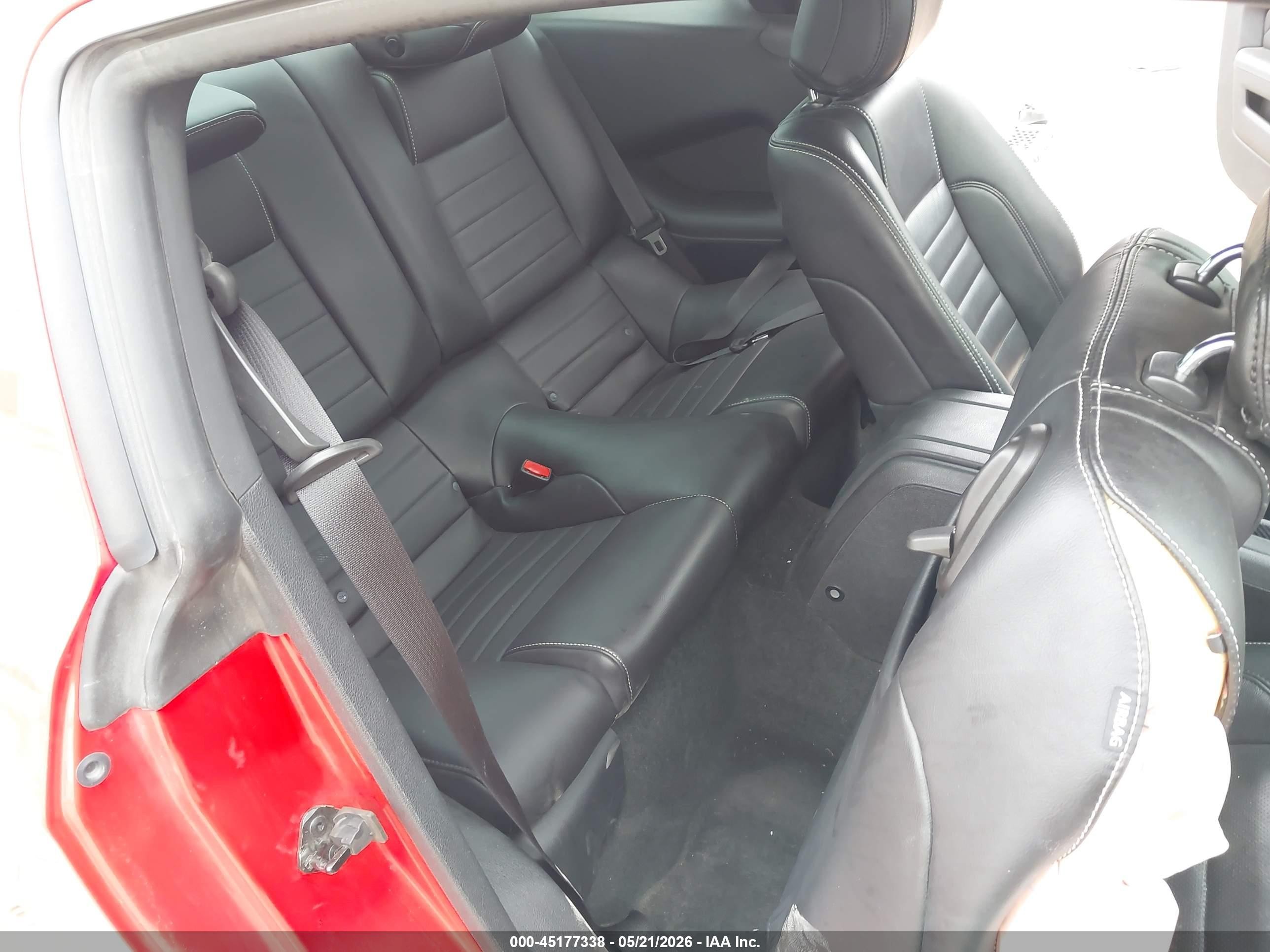 2014 Ford Mustang Gt Premium Красный vin: 1ZVBP8CF9E5273478