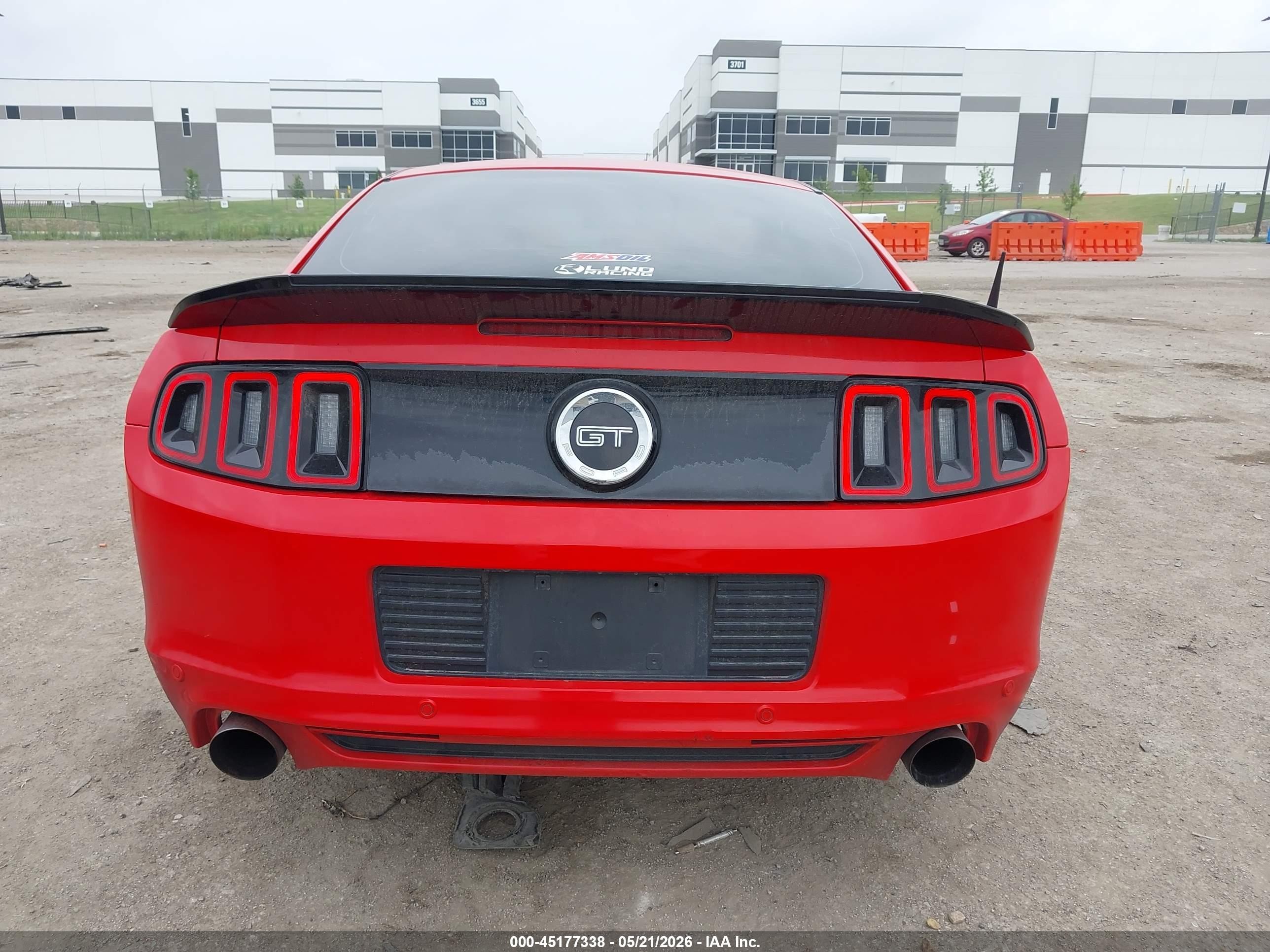 2014 Ford Mustang Gt Premium Красный vin: 1ZVBP8CF9E5273478