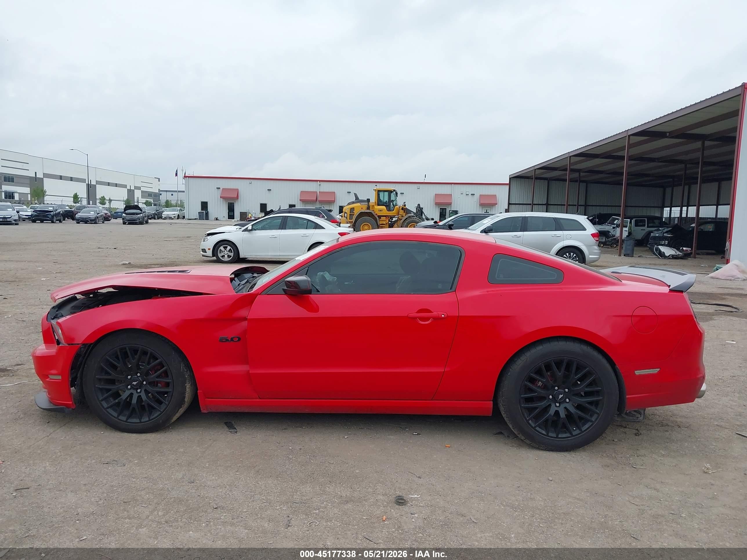 2014 Ford Mustang Gt Premium Красный vin: 1ZVBP8CF9E5273478
