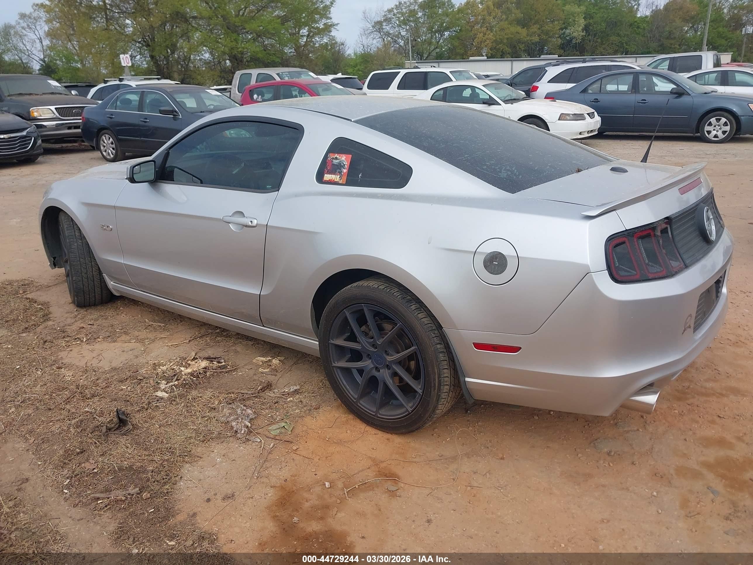 2014 Ford Mustang Gt Premium Серый vin: 1ZVBP8CF9E5280821
