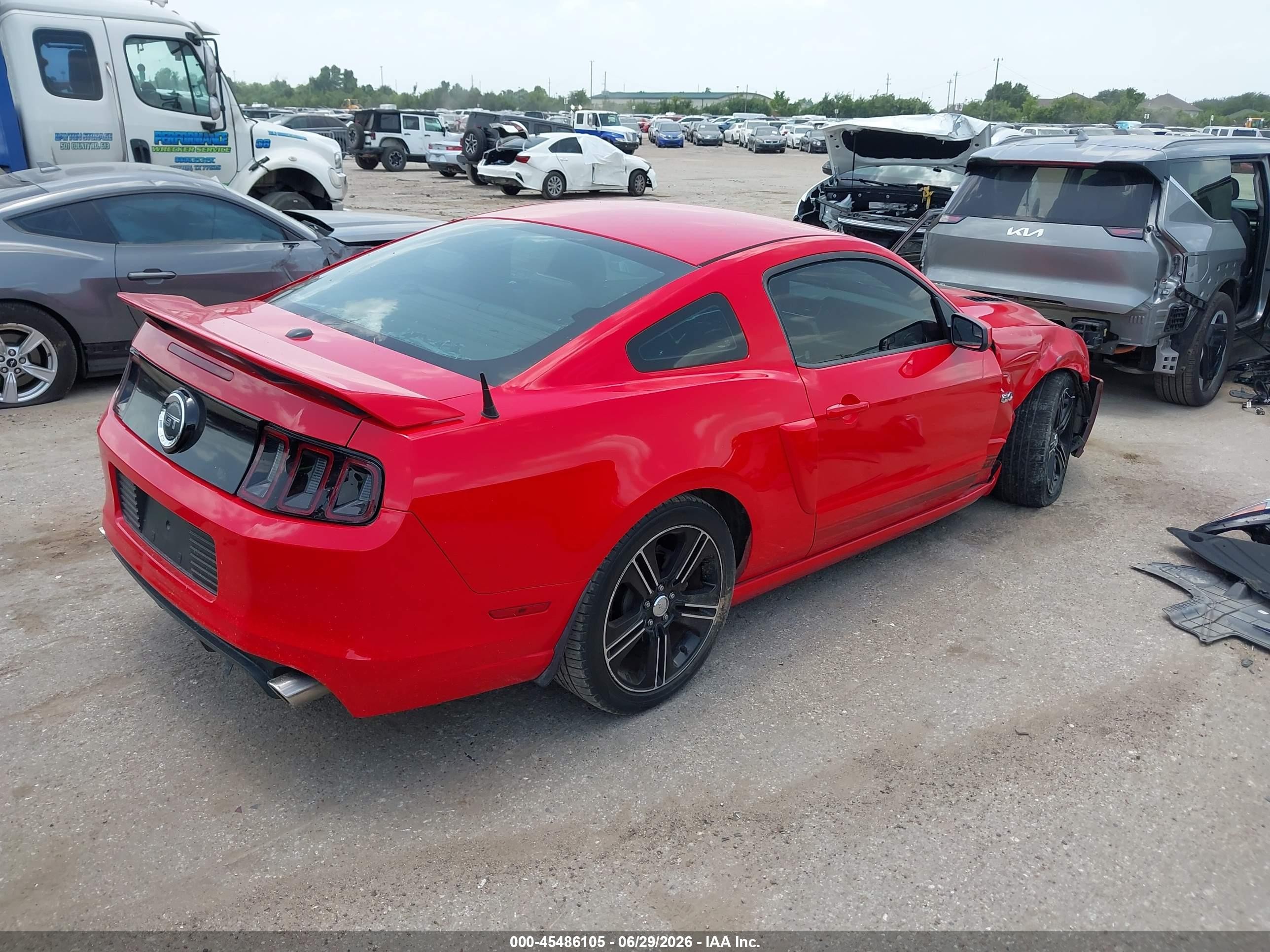 2014 Ford Mustang Gt/gt Premium Red vin: 1ZVBP8CF9E5291205