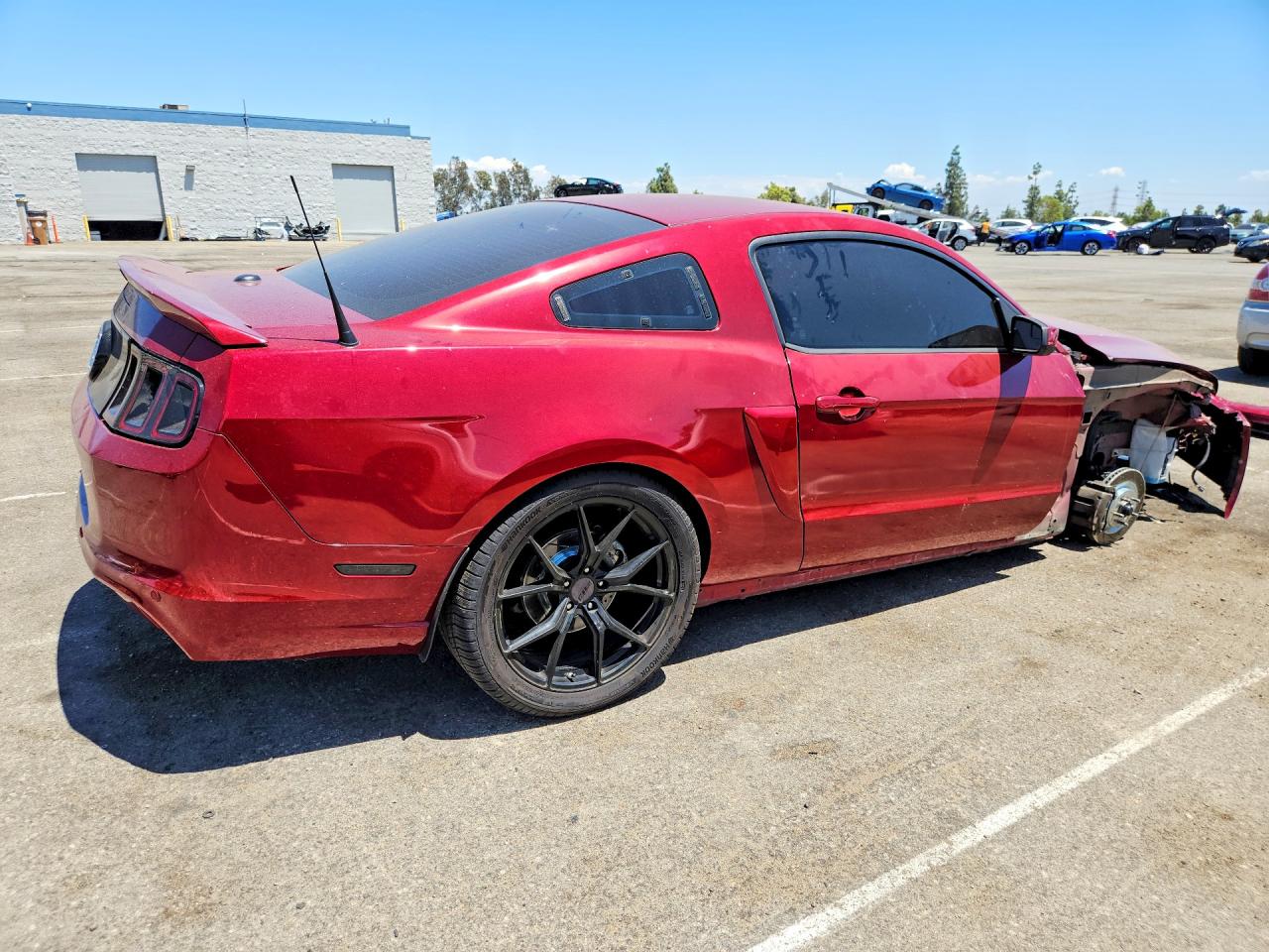 2014 Ford Mustang Gt Burgundy vin: 1ZVBP8CF9E5293116