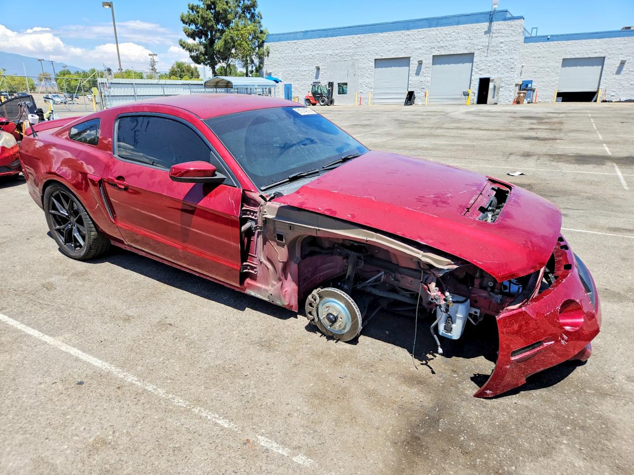 2014 Ford Mustang Gt Burgundy vin: 1ZVBP8CF9E5293116