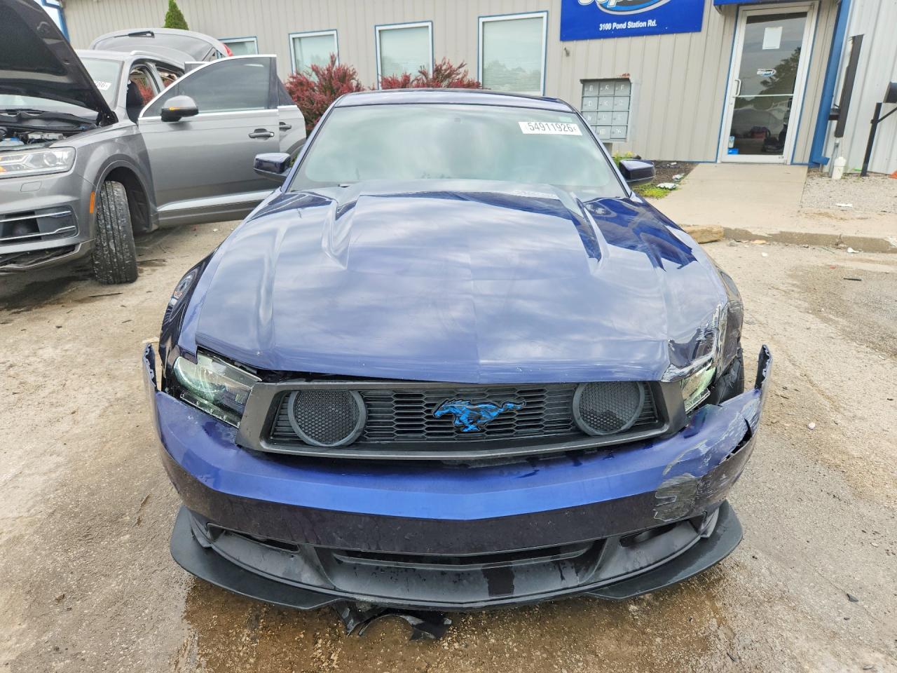 2011 Ford Mustang Gt Blue vin: 1ZVBP8CFXB5121950