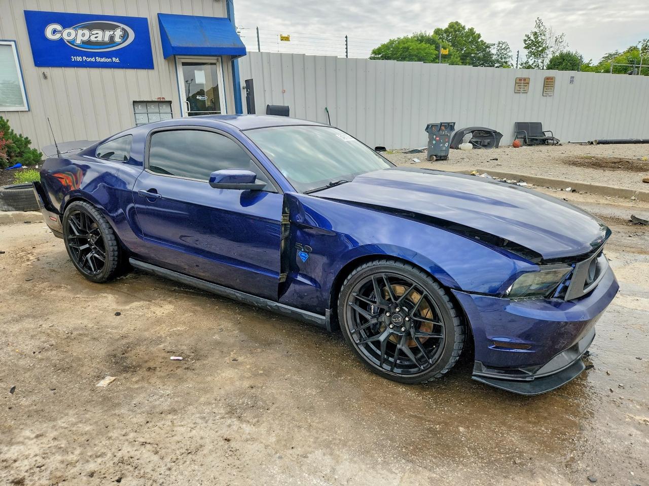 2011 Ford Mustang Gt Blue vin: 1ZVBP8CFXB5121950