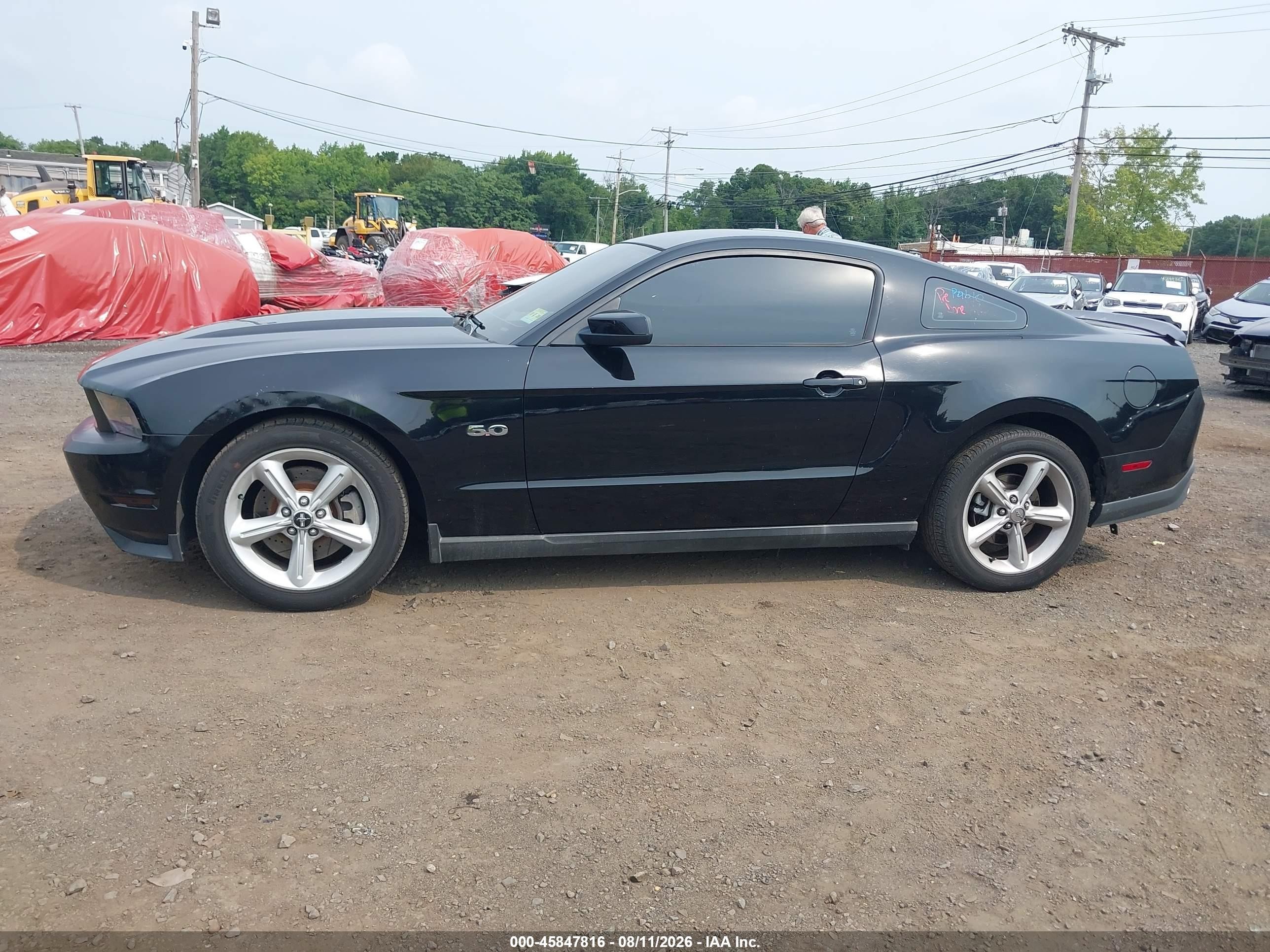 2011 Ford Mustang Gt Black vin: 1ZVBP8CFXB5130728