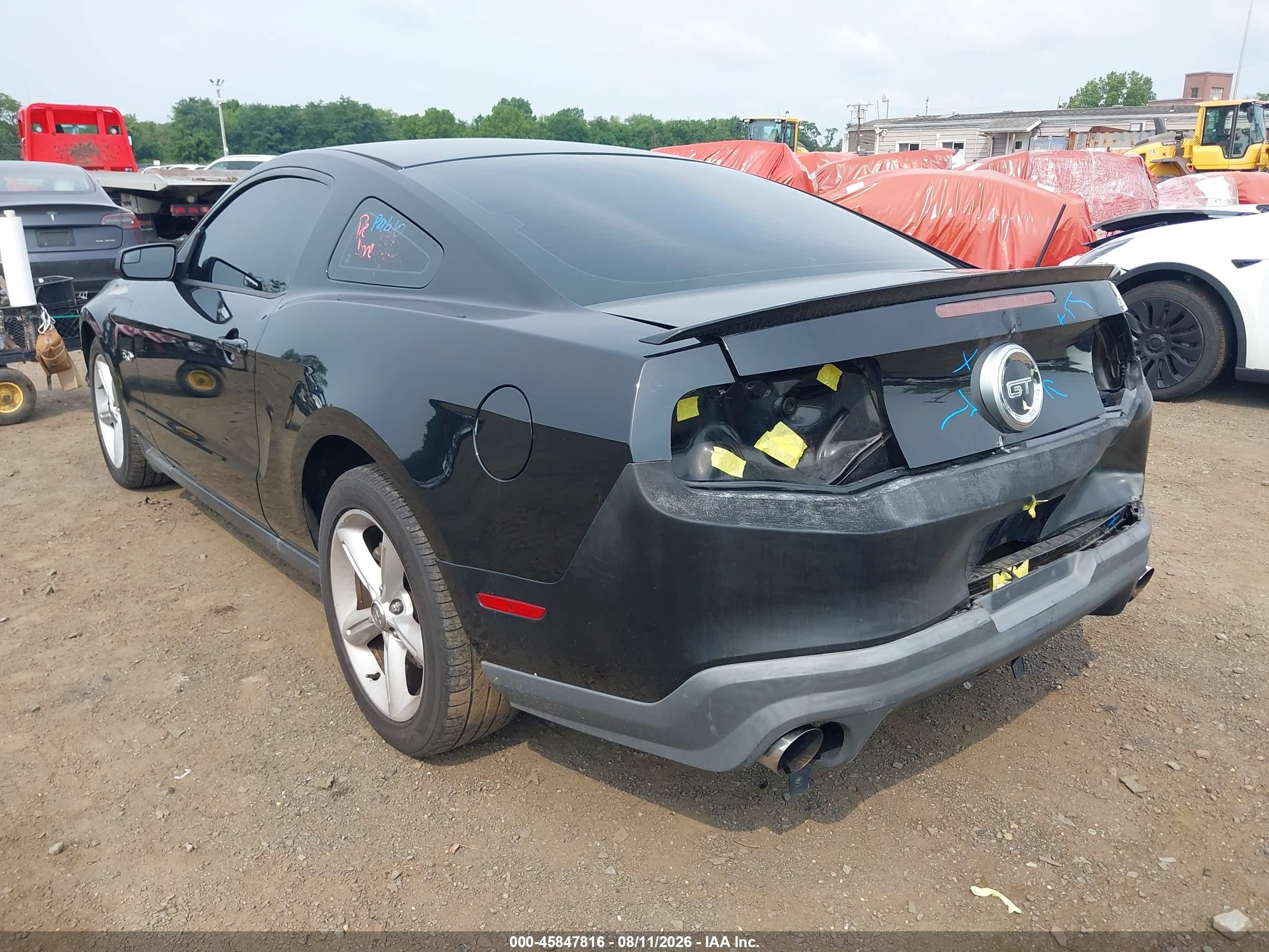 2011 Ford Mustang Gt Black vin: 1ZVBP8CFXB5130728