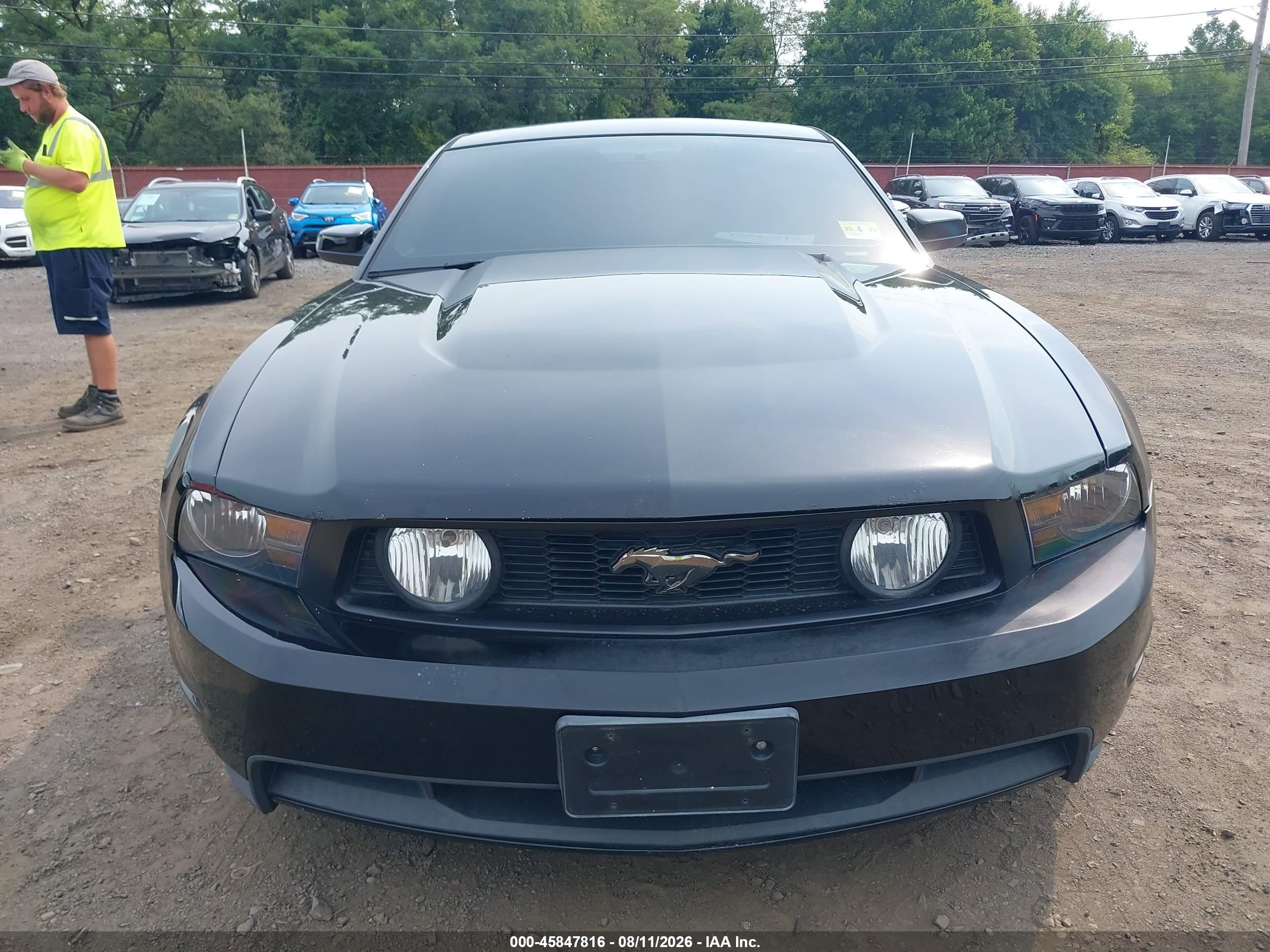 2011 Ford Mustang Gt Black vin: 1ZVBP8CFXB5130728