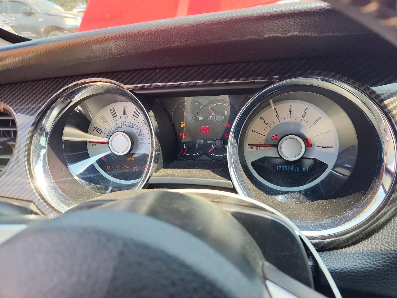 2012 Ford Mustang Gt Red vin: 1ZVBP8CFXC5203632