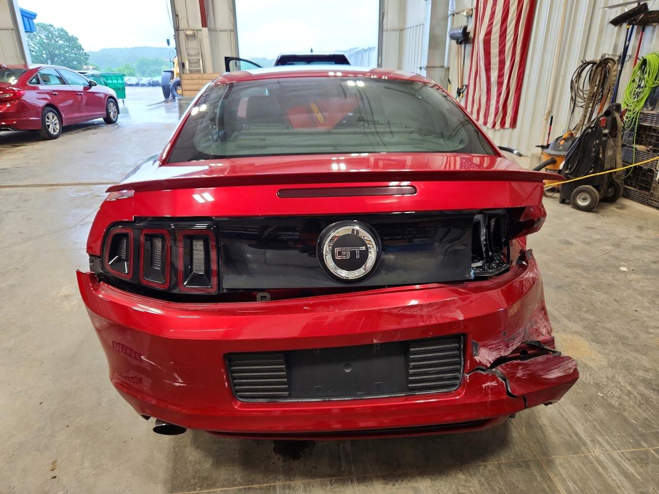 2013 Ford Mustang Gt Red vin: 1ZVBP8CFXD5216141