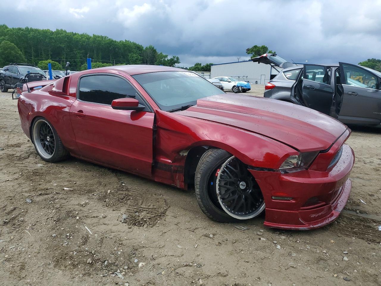 2014 Ford Mustang Gt Burgundy vin: 1ZVBP8CFXE5239016