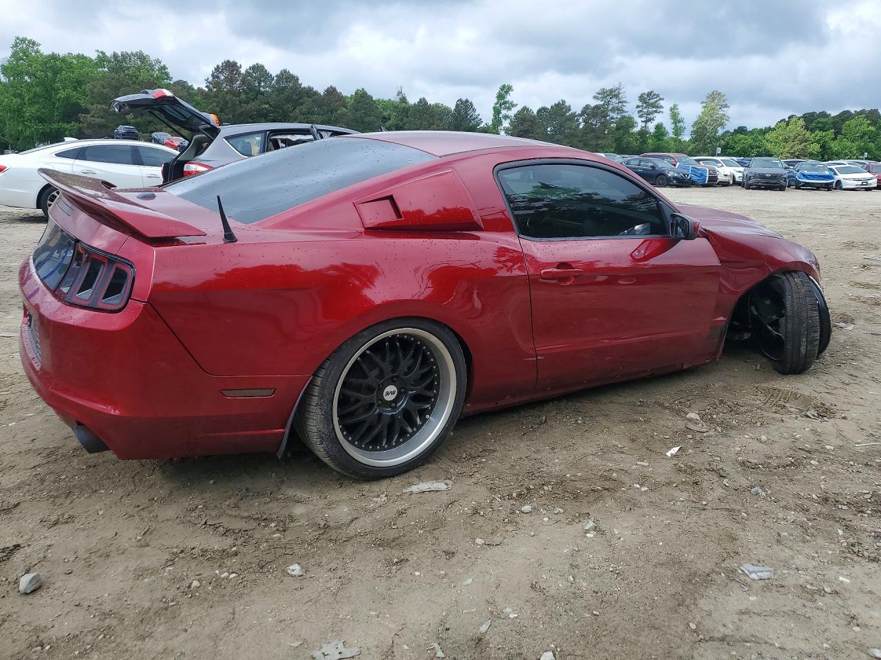2014 Ford Mustang Gt Burgundy vin: 1ZVBP8CFXE5239016