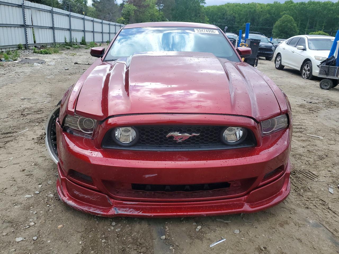 2014 Ford Mustang Gt Burgundy vin: 1ZVBP8CFXE5239016