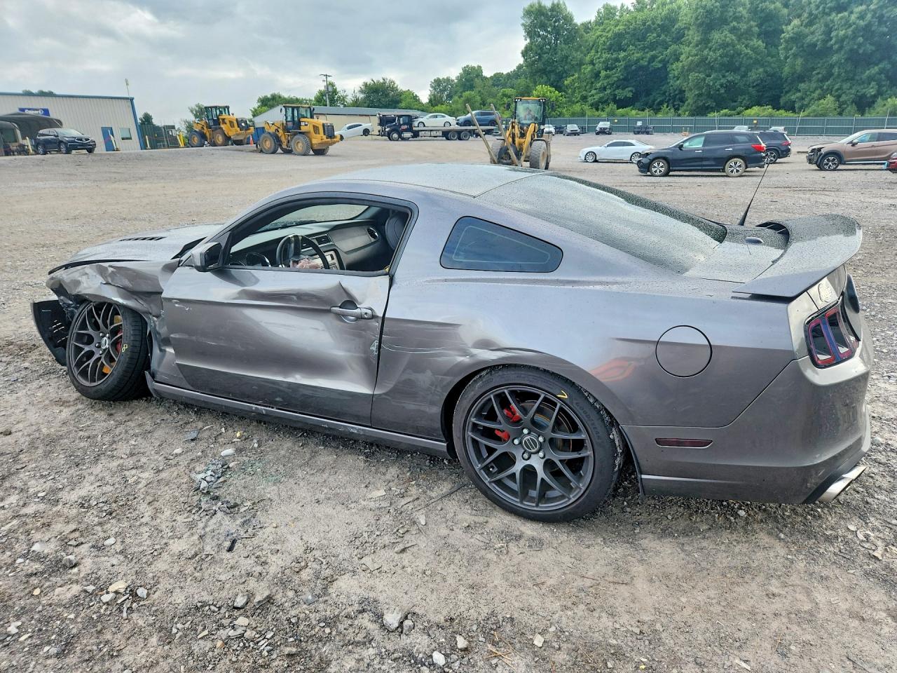 2014 Ford Mustang Gt Gray vin: 1ZVBP8CFXE5283565