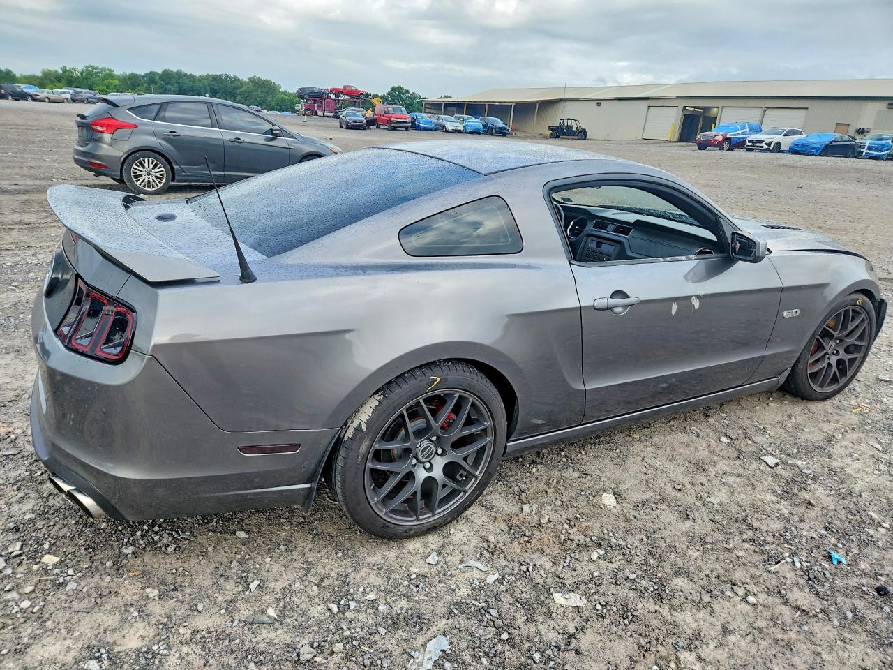 2014 Ford Mustang Gt Gray vin: 1ZVBP8CFXE5283565