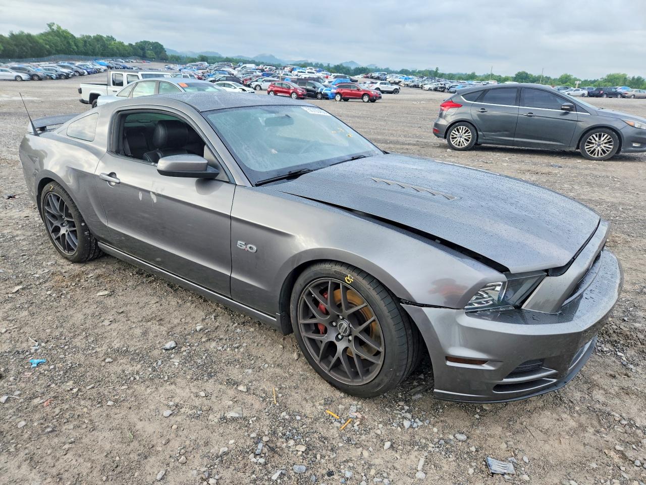 2014 Ford Mustang Gt Gray vin: 1ZVBP8CFXE5283565