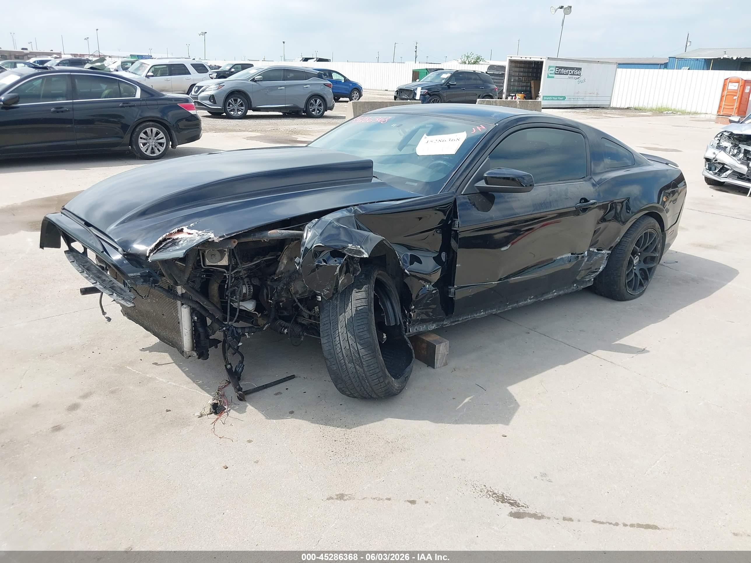2014 Ford Mustang Gt Black vin: 1ZVBP8CFXE5291441
