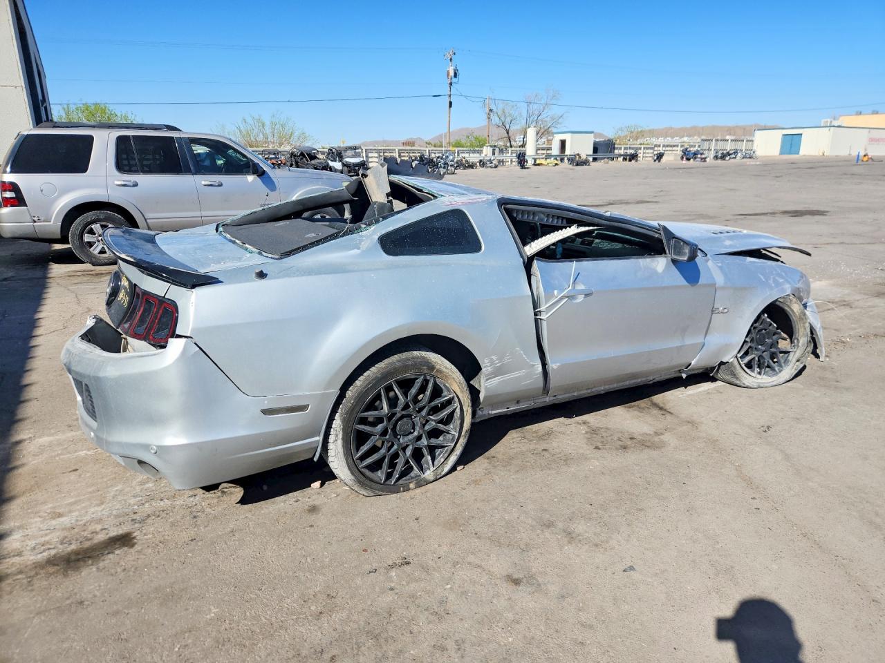 2014 Ford Mustang Gt Silver vin: 1ZVBP8CFXE5299121
