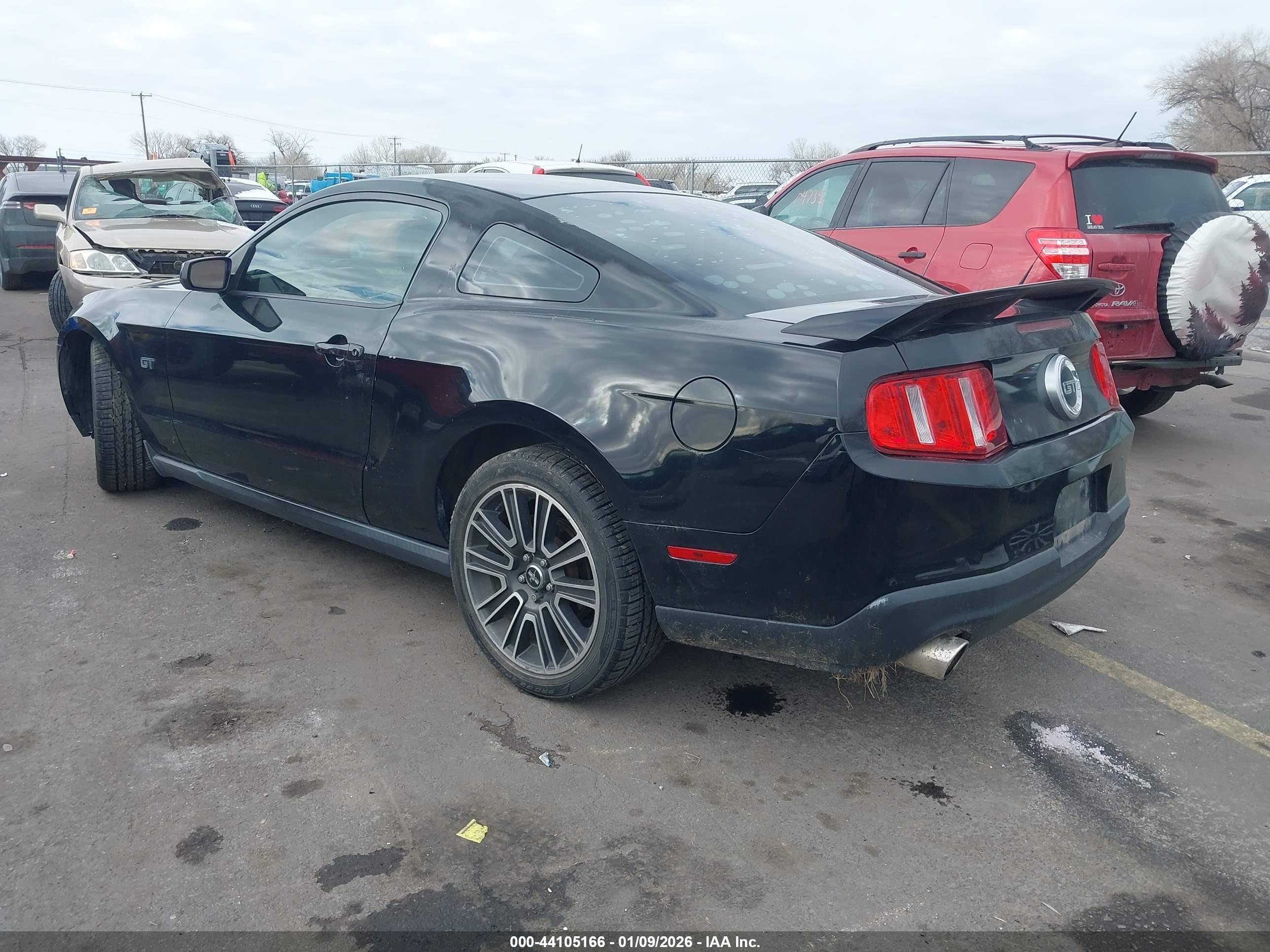 2010 Ford Mustang Gt/gt Premium Black vin: 1ZVBP8CH2A5141822