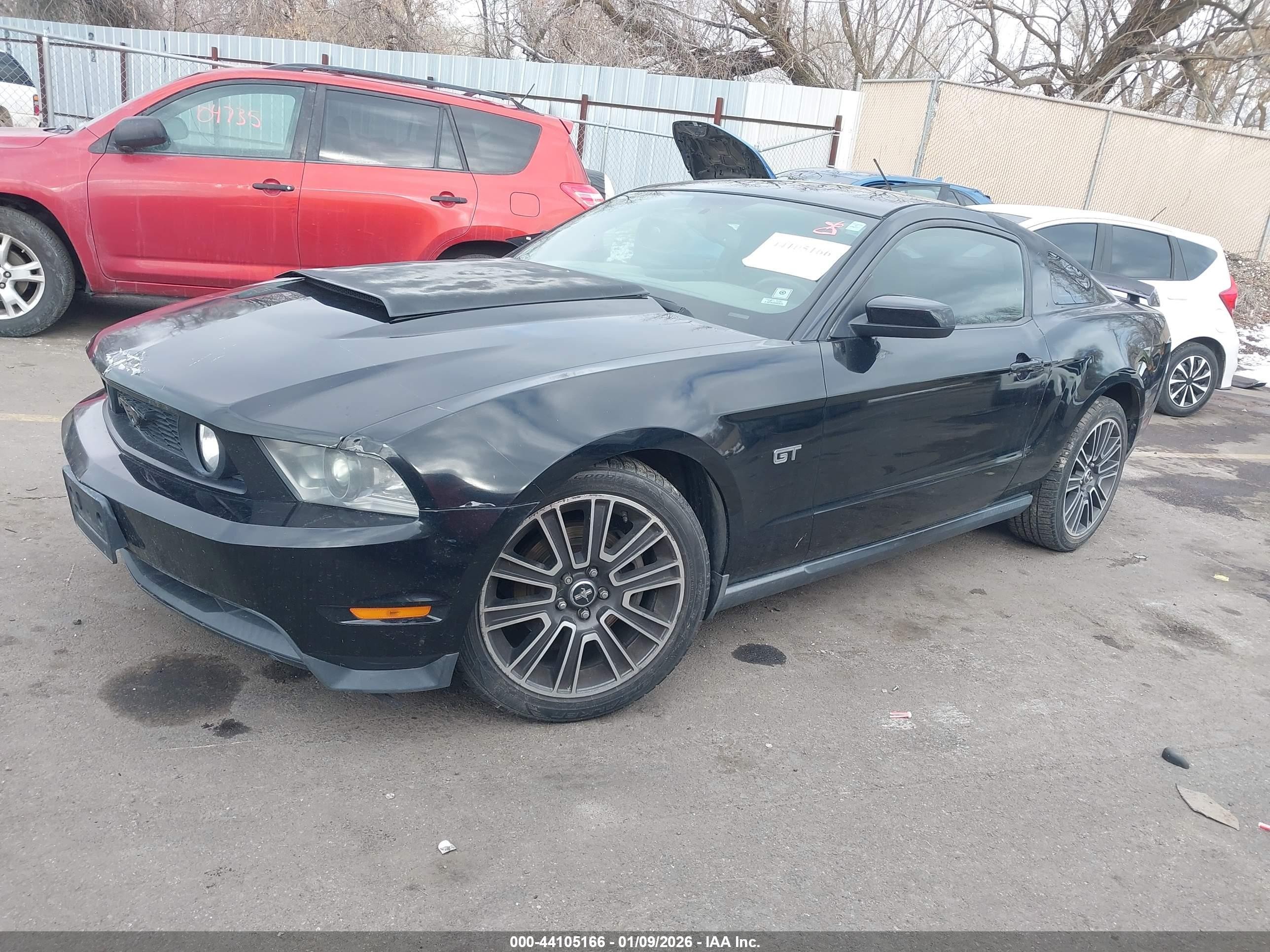 2010 Ford Mustang Gt/gt Premium Black vin: 1ZVBP8CH2A5141822