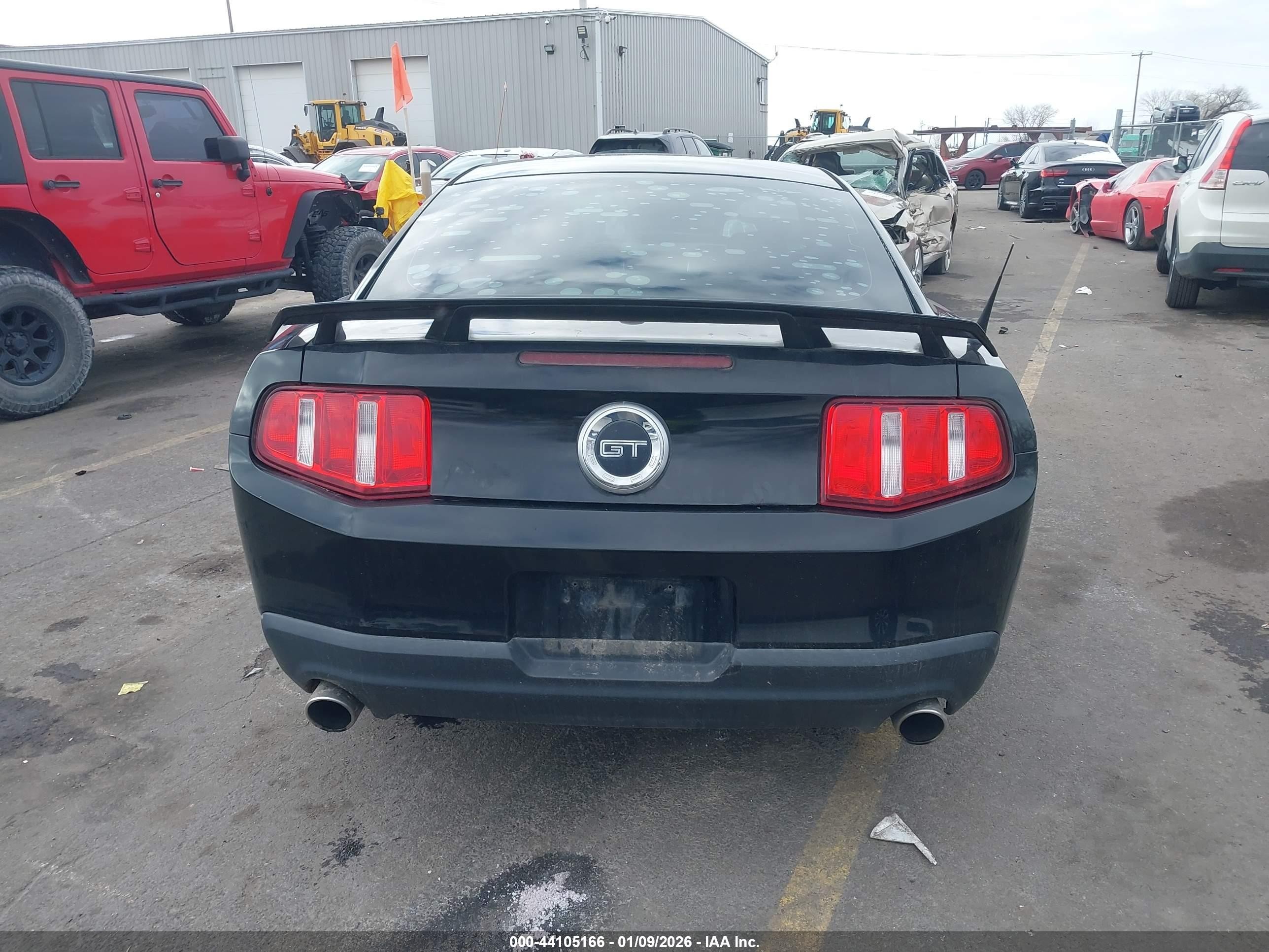 2010 Ford Mustang Gt/gt Premium Black vin: 1ZVBP8CH2A5141822