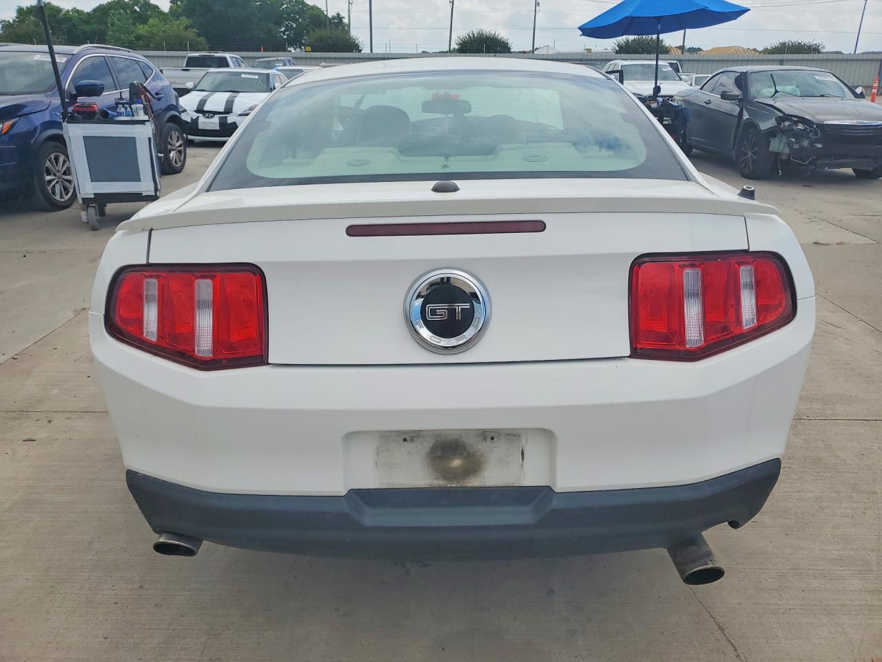 2010 Ford Mustang Gt White vin: 1ZVBP8CH2A5145398