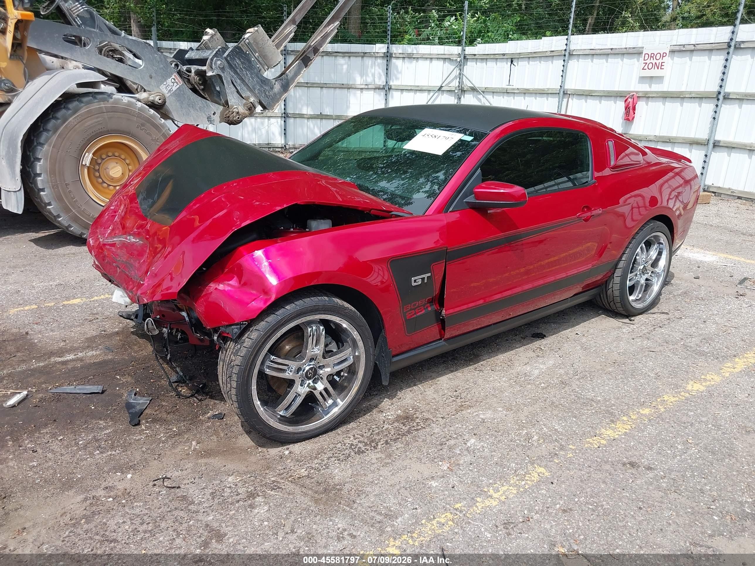 2010 Ford Mustang Gt/gt Premium Red vin: 1ZVBP8CH3A5131686