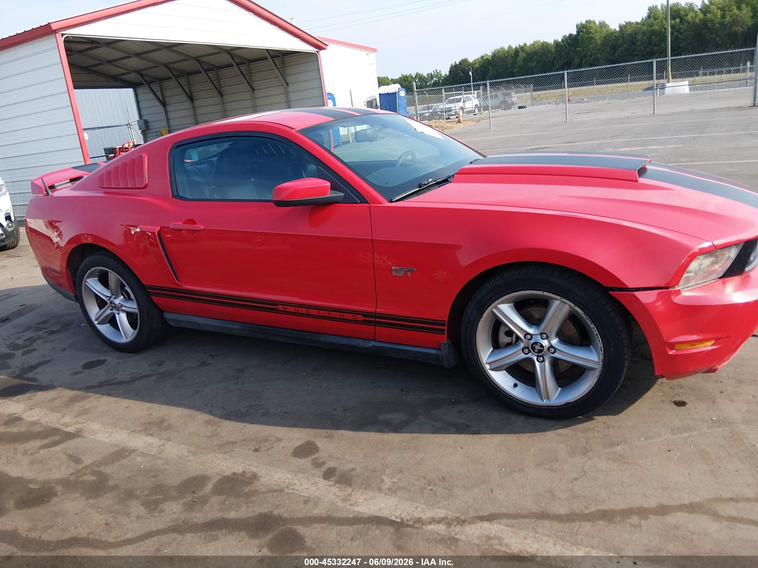 2010 Ford Mustang Gt/gt Premium Red vin: 1ZVBP8CH4A5145595