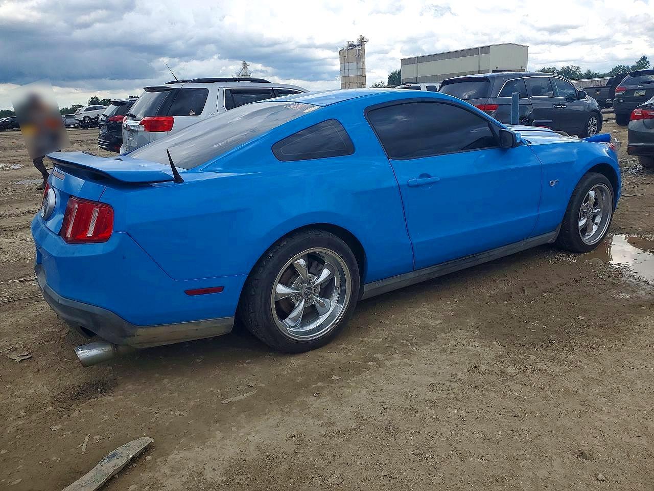 2010 Ford Mustang Gt Blue vin: 1ZVBP8CH7A5116611