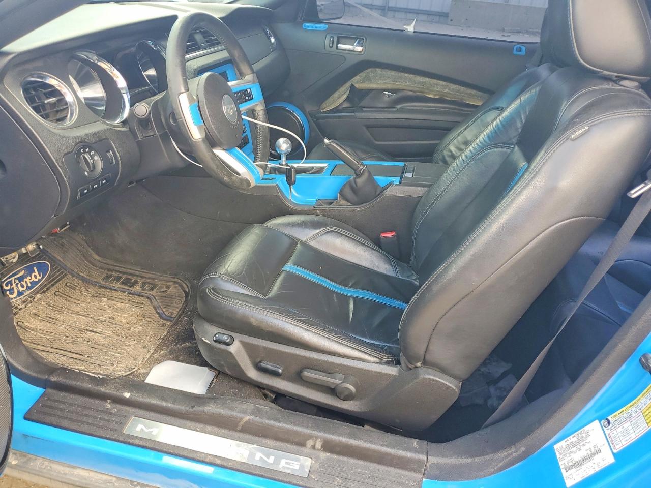 2010 Ford Mustang Gt Blue vin: 1ZVBP8CH7A5116611