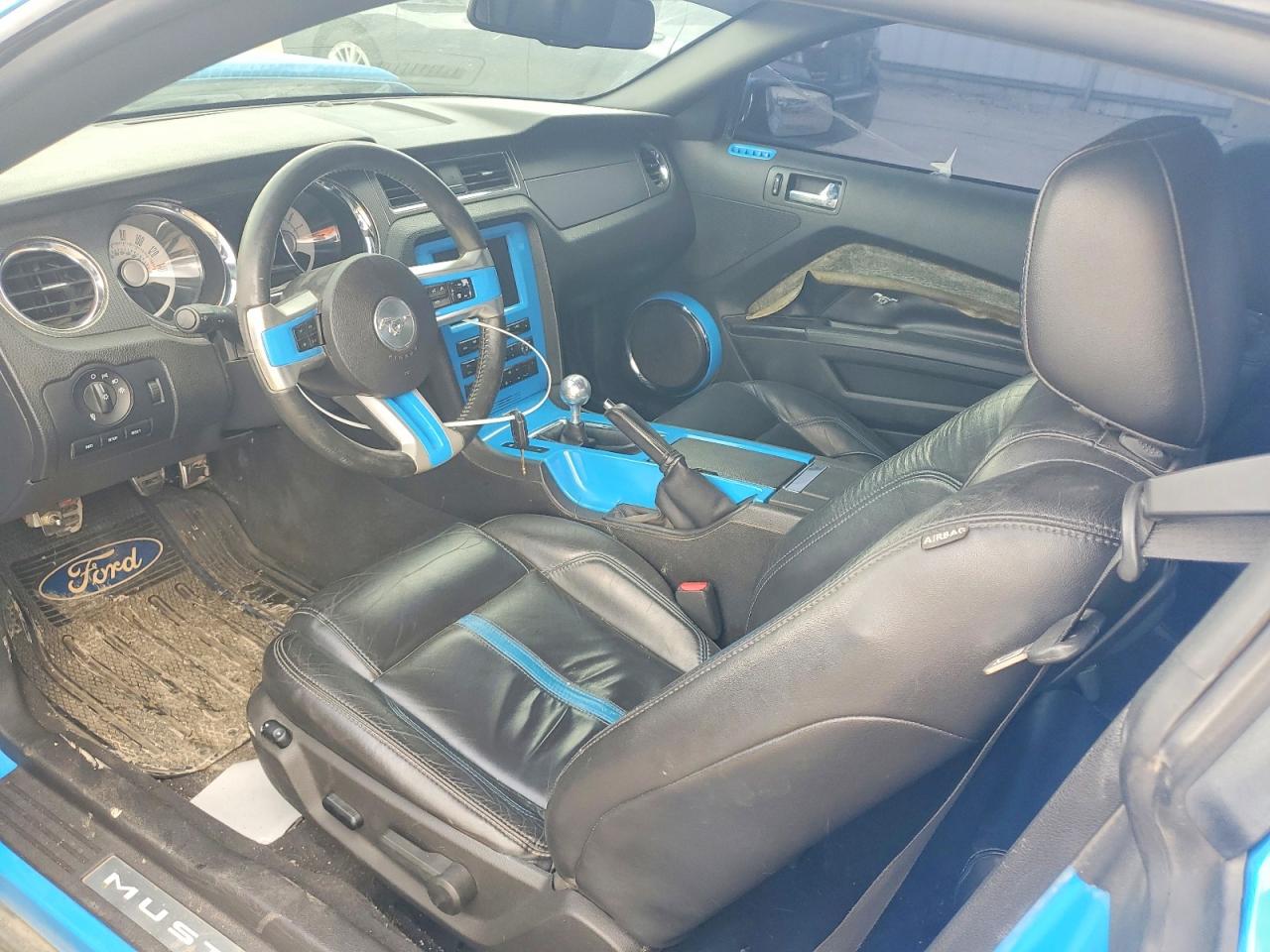 2010 Ford Mustang Gt Blue vin: 1ZVBP8CH7A5116611
