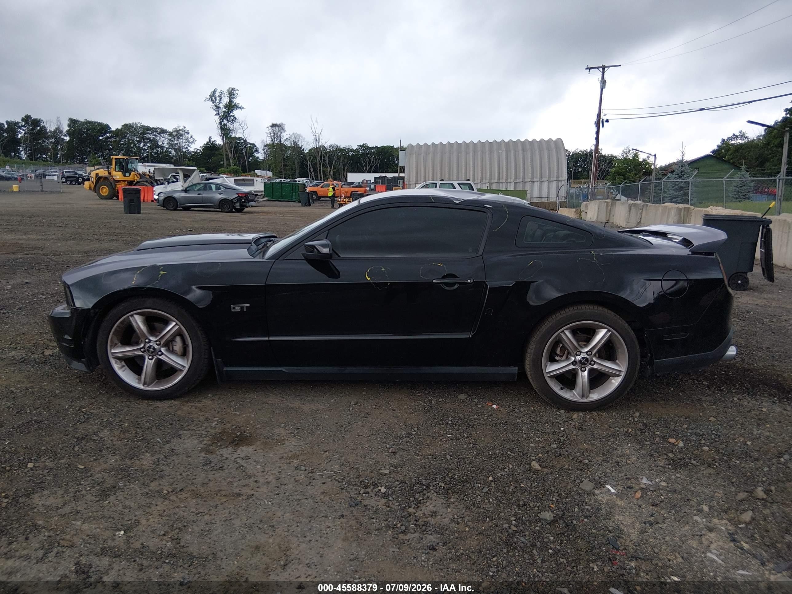 2010 Ford Mustang Gt/gt Premium Black vin: 1ZVBP8CH7A5173178